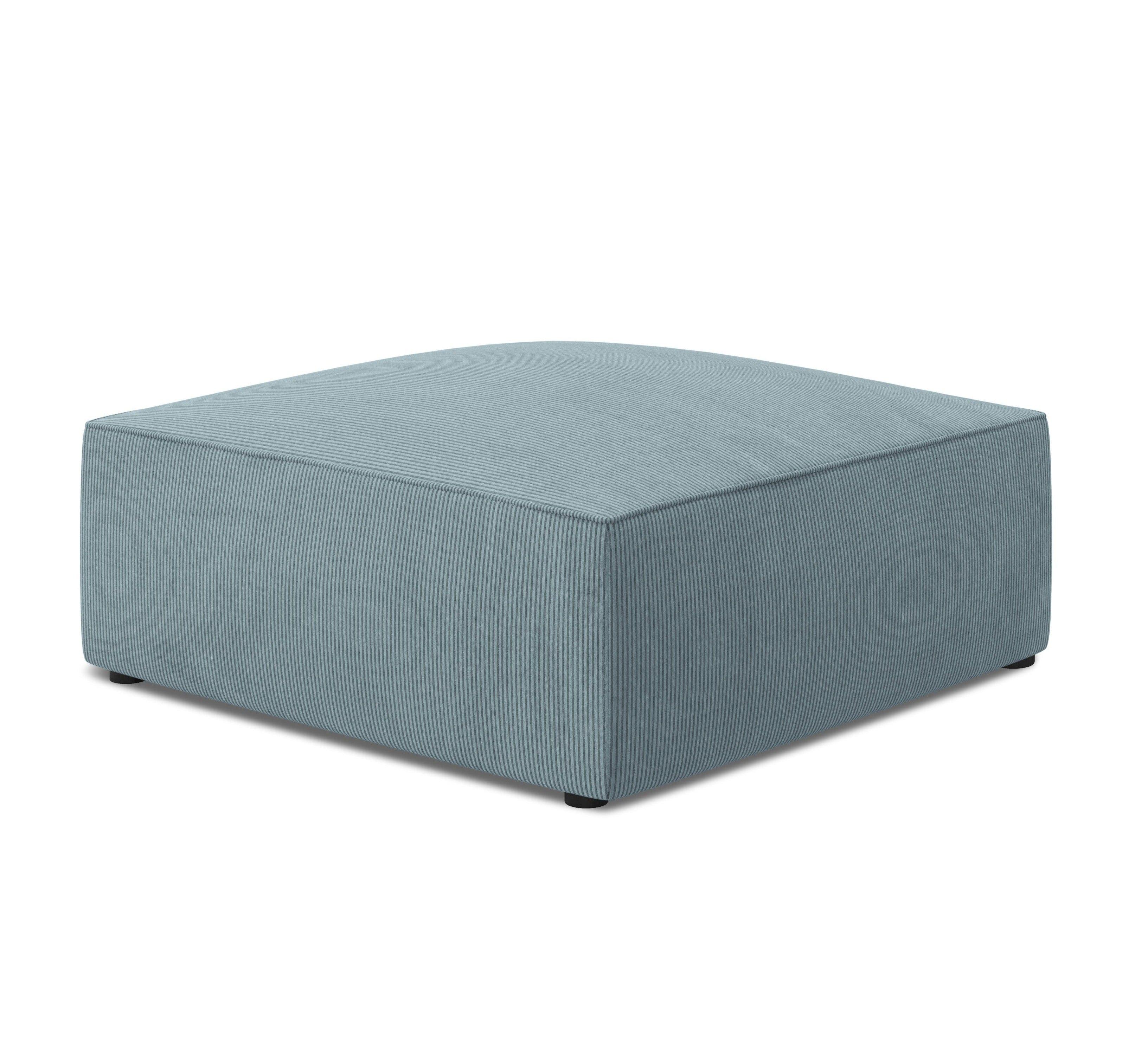 Puf sztruksowy RUBY jasnoniebieski Micadoni Eye on Design