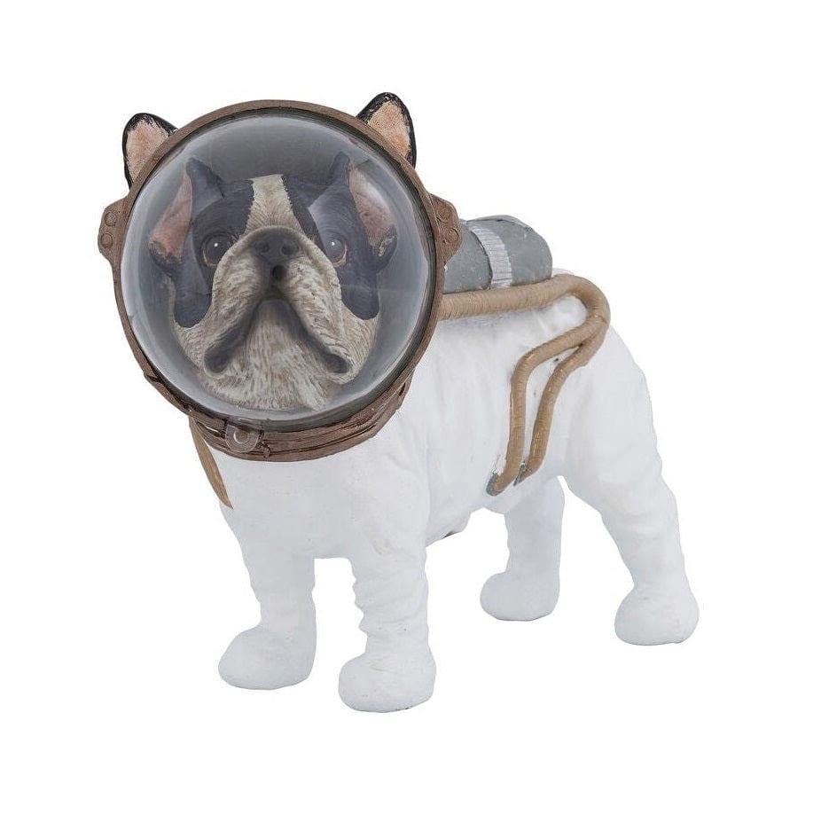 Figurka BULLDOG IN SPACE biały Kare Design Eye on Design