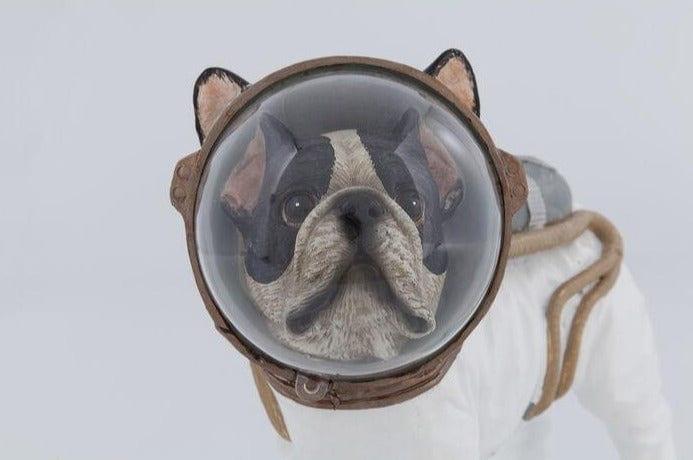 Figurka BULLDOG IN SPACE biały Kare Design Eye on Design