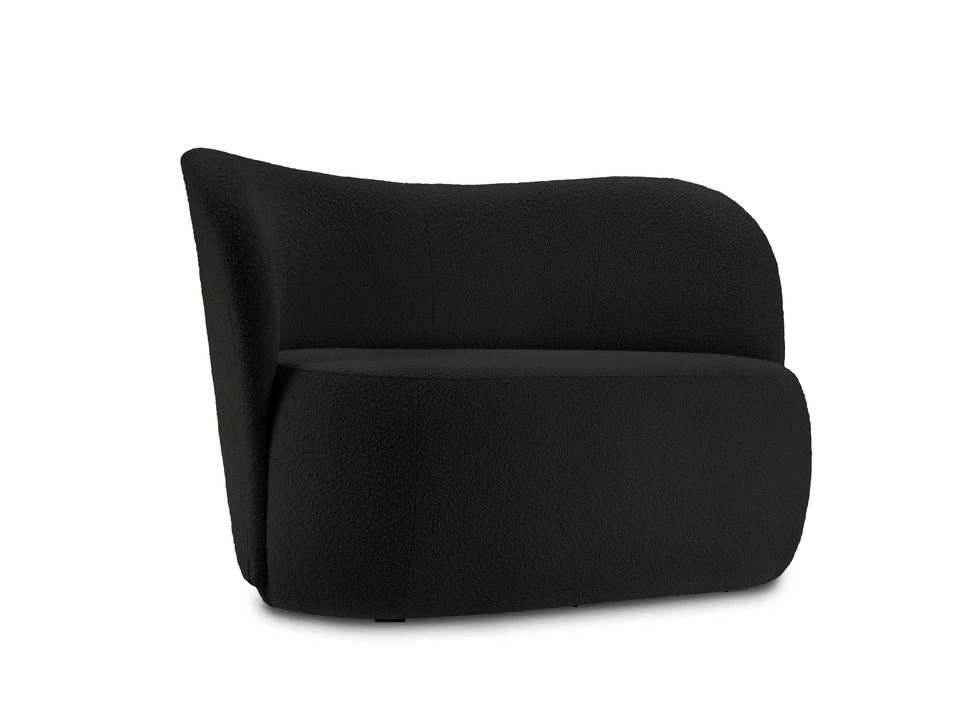 Sofa 2-osobowa SAAMIT boucle czarny Micadoni Eye on Design