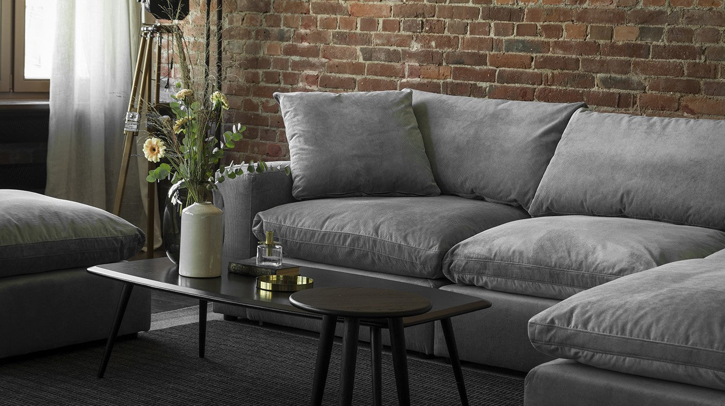 Kanapa modułowa z wyższą podstawą LAZY personalizowany – Nordic Line