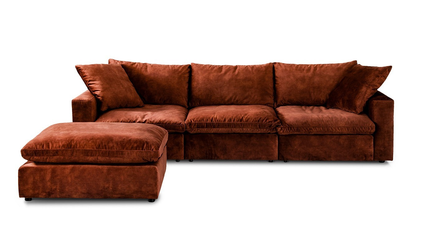 Puf kwadratowy LAZY - kolor do wyboru Nordic Line Eye on Design