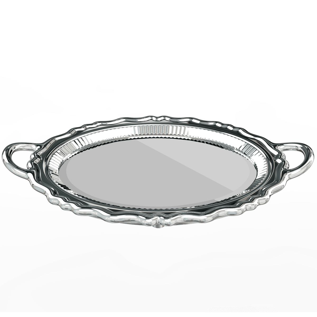 Lustro PLATEAU srebrny Qeeboo Eye on Design