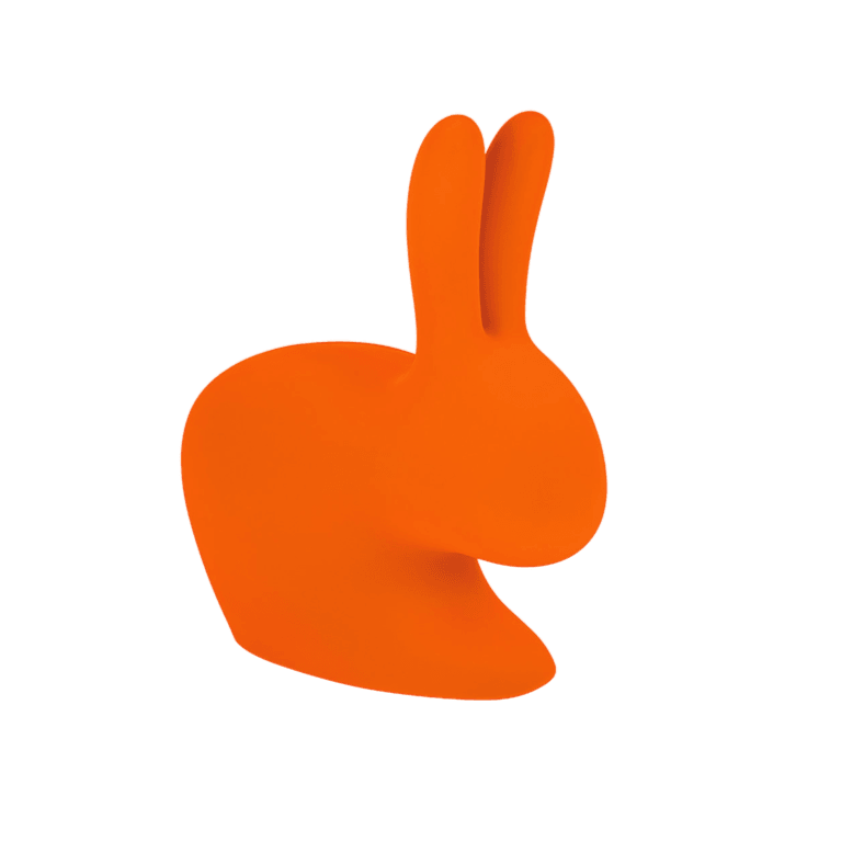 Podpórka do książek RABBIT VELVET pomarańczowy Qeeboo Eye on Design