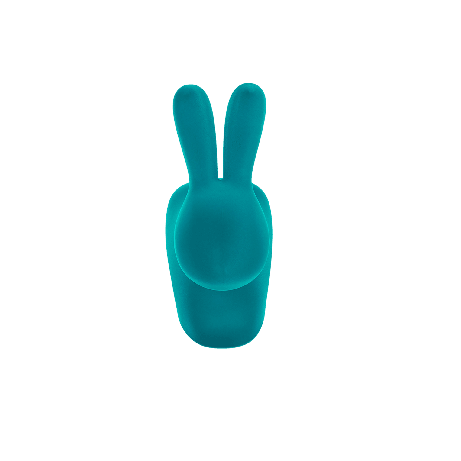 Podpórka do książek RABBIT VELVET turkusowy Qeeboo Eye on Design