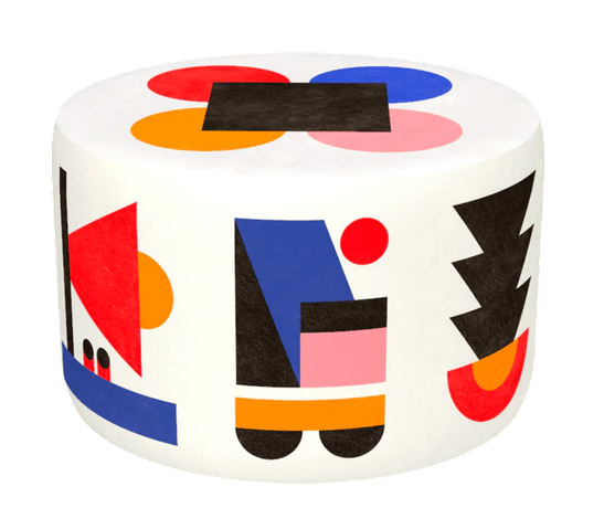 Puf HOME DESIGN biały – Qeeboo