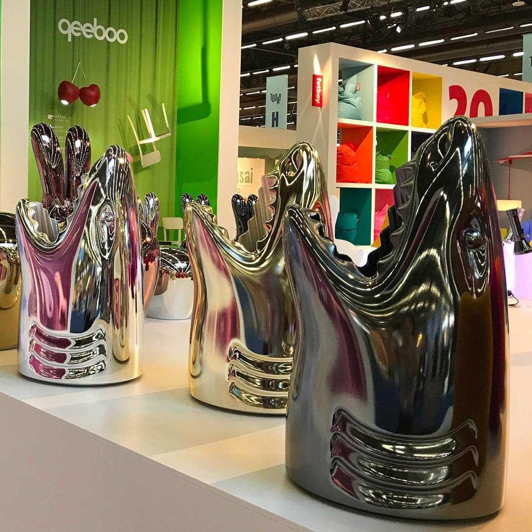 Stojak na parasole KILLER PREMIUM złoty Qeeboo Eye on Design