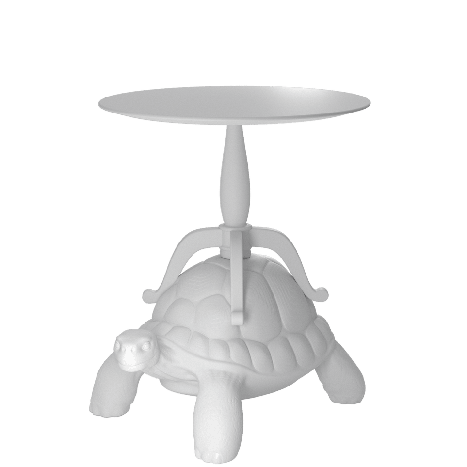 Stolik TURTLE CARRY biały Qeeboo Eye on Design
