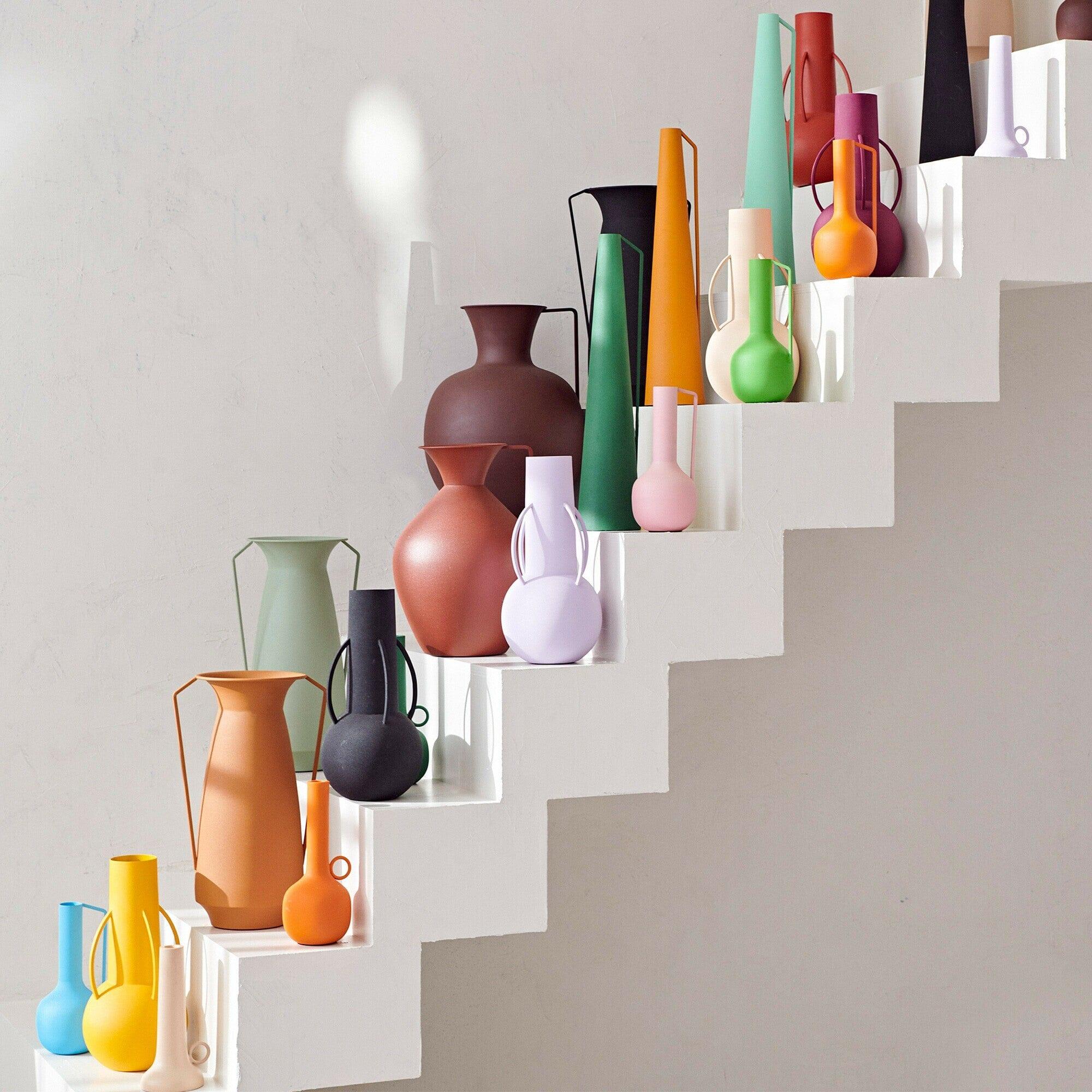 Świecznik SPARTAN OVAL pomarańczowy Pols Potten Eye on Design