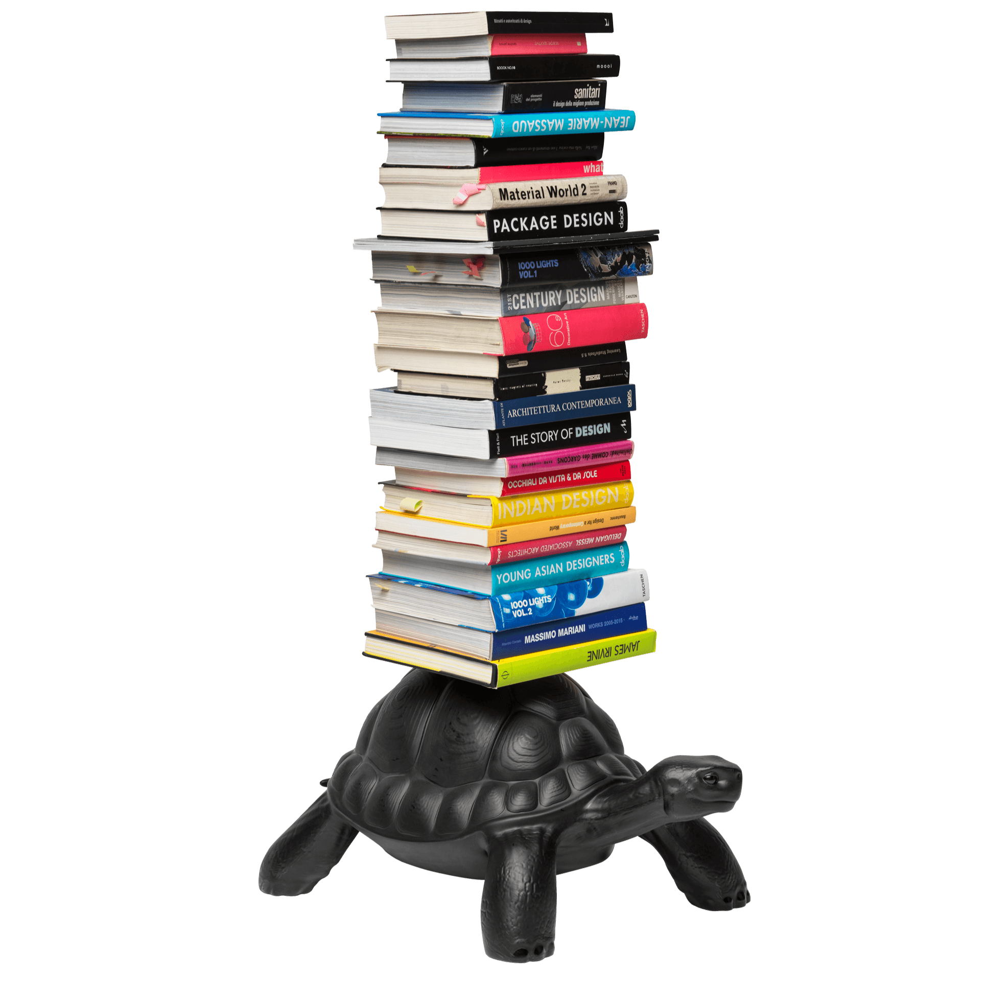 Szafka na książki TURTLE CARRY czarny Qeeboo Eye on Design