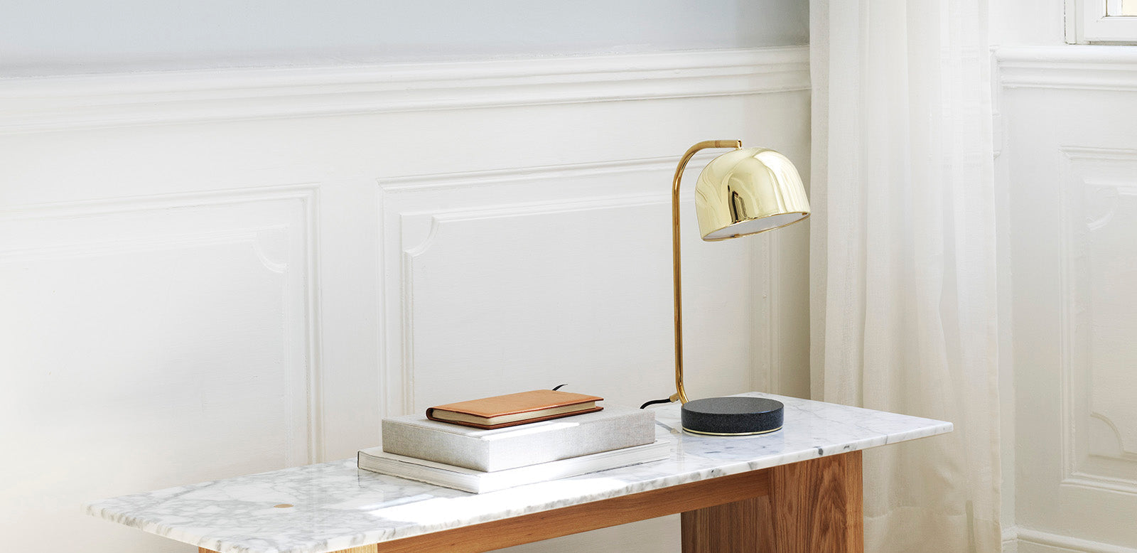 Lampy stołowe złote