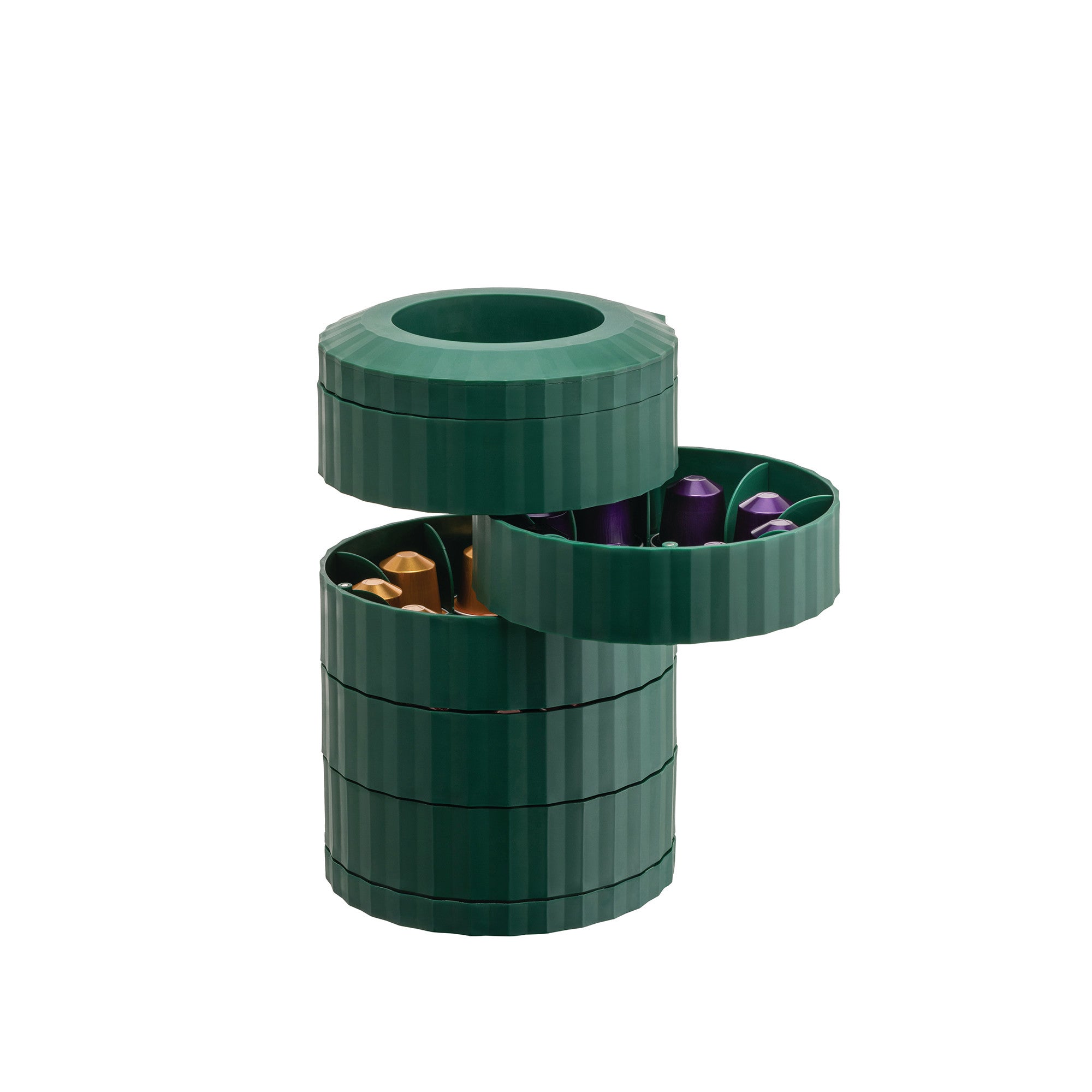 Koffiecapsulehouder PLISSÉ groen