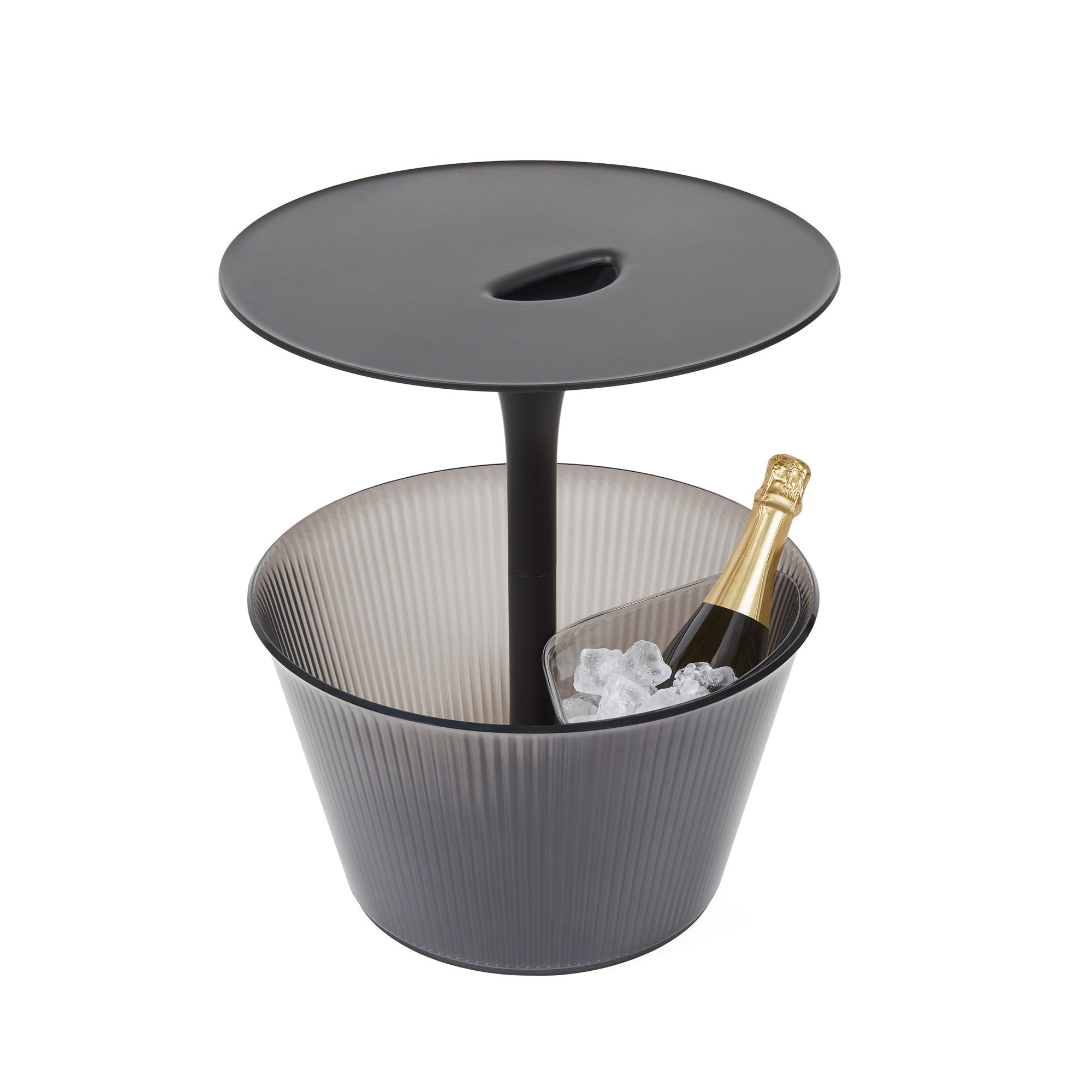 Stolik pomocniczy PICK-UP czarny do salonu – Alessi