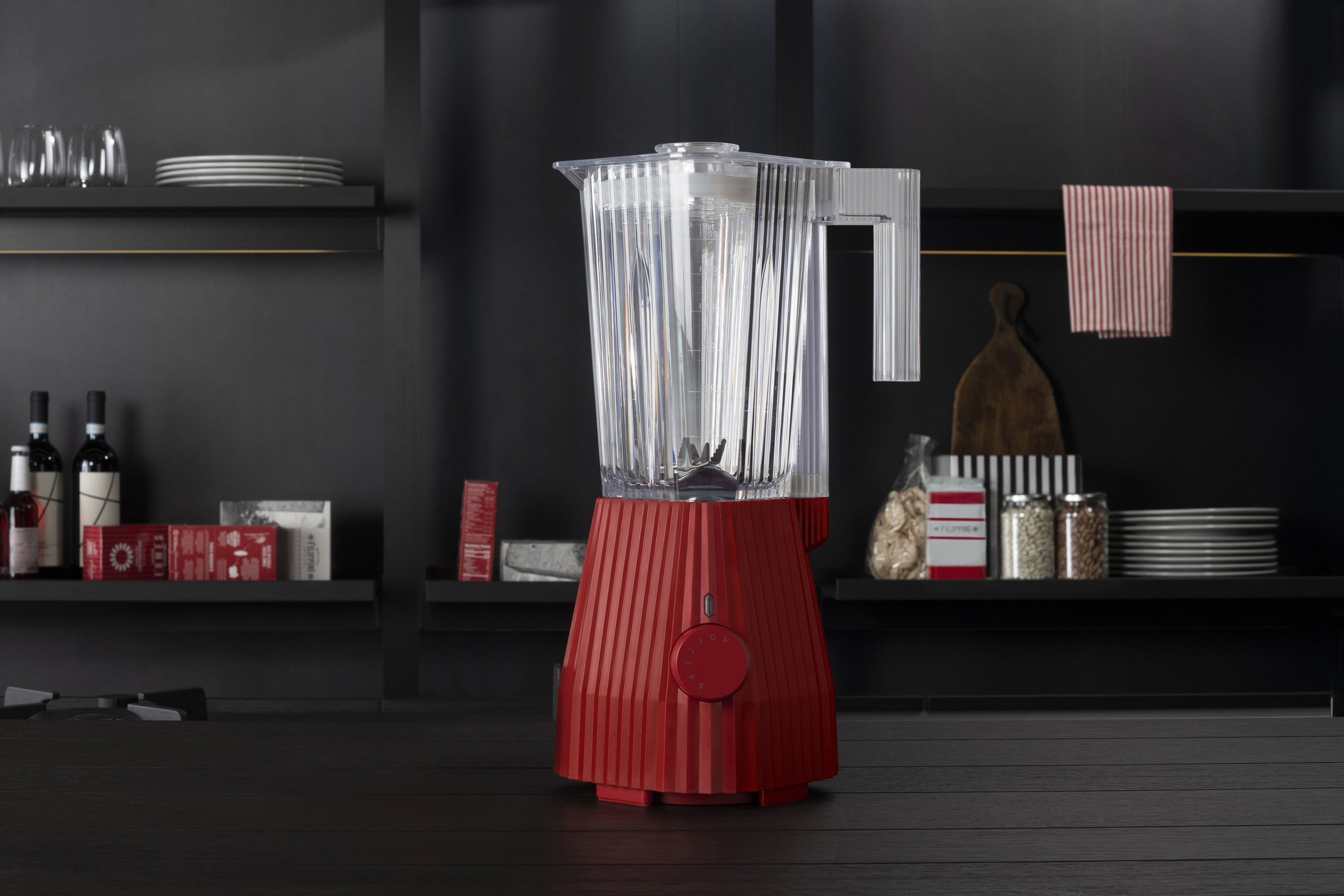 Grauer Plissé Swallow -Mixer