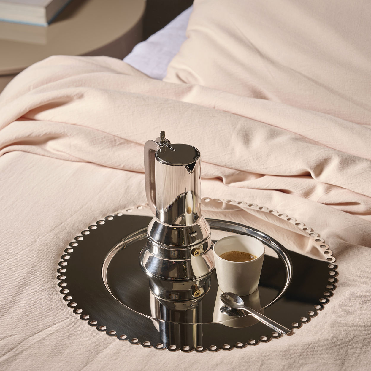 EDGES Stainless Steel Serving Plate