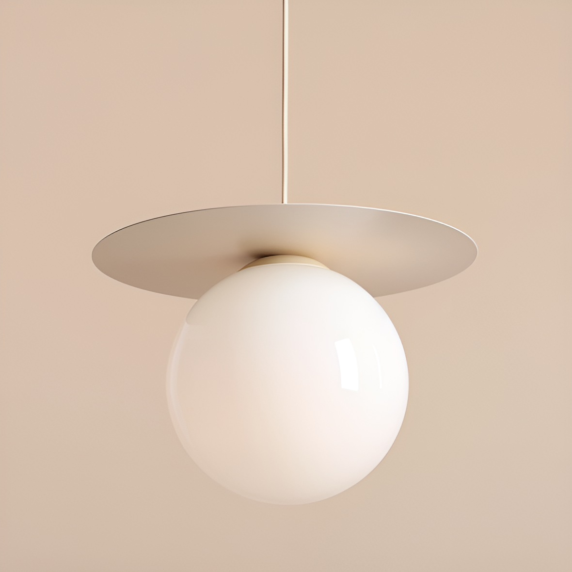 Lampa wisząca LOOP kremowy, marka Artera