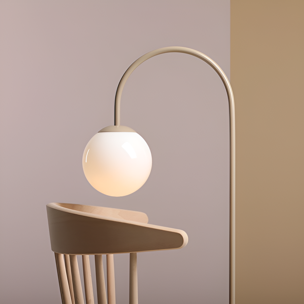 Lampa stołowa UNA beżowy – Artera