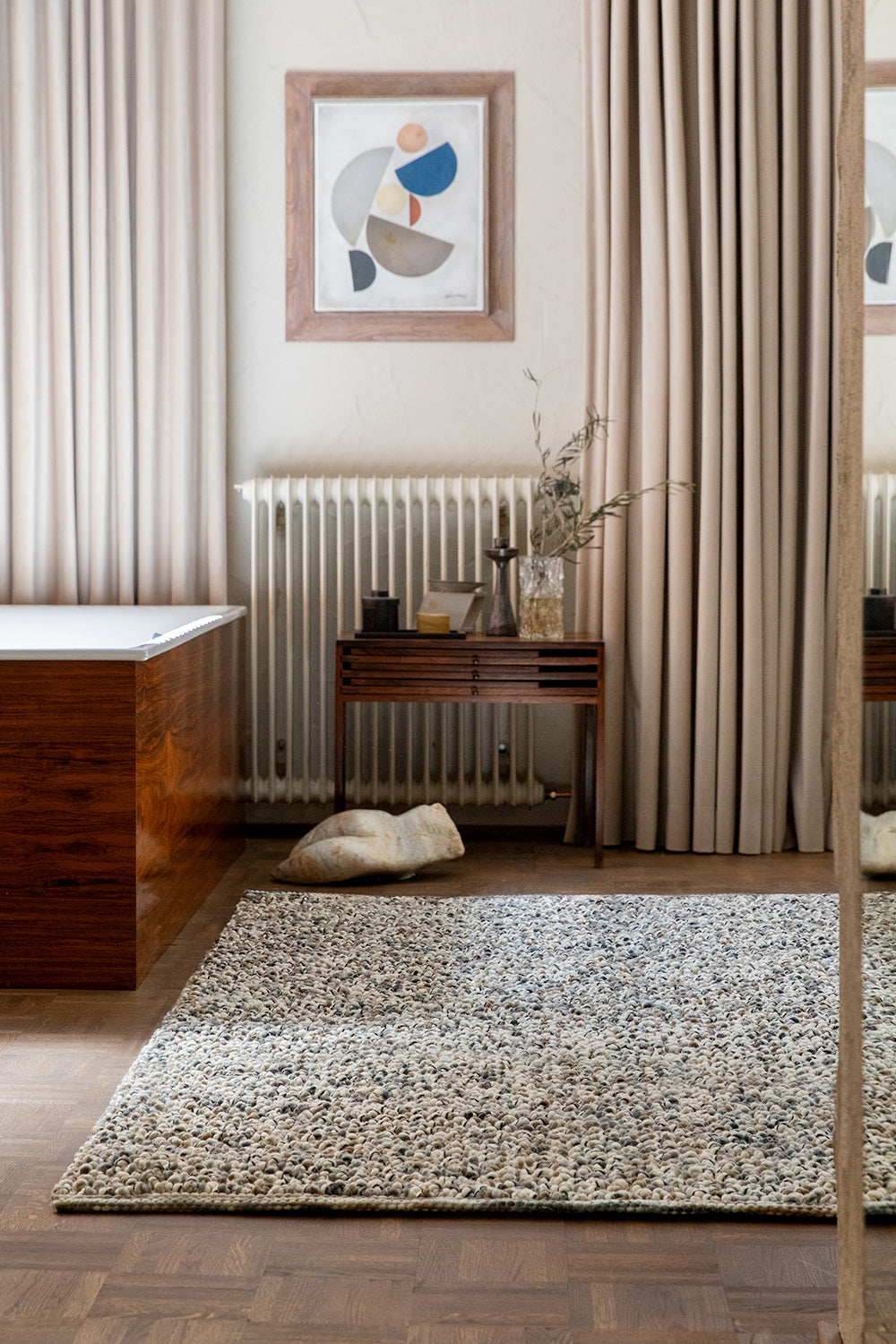 Vloerkleed MARBLE beige-grijs