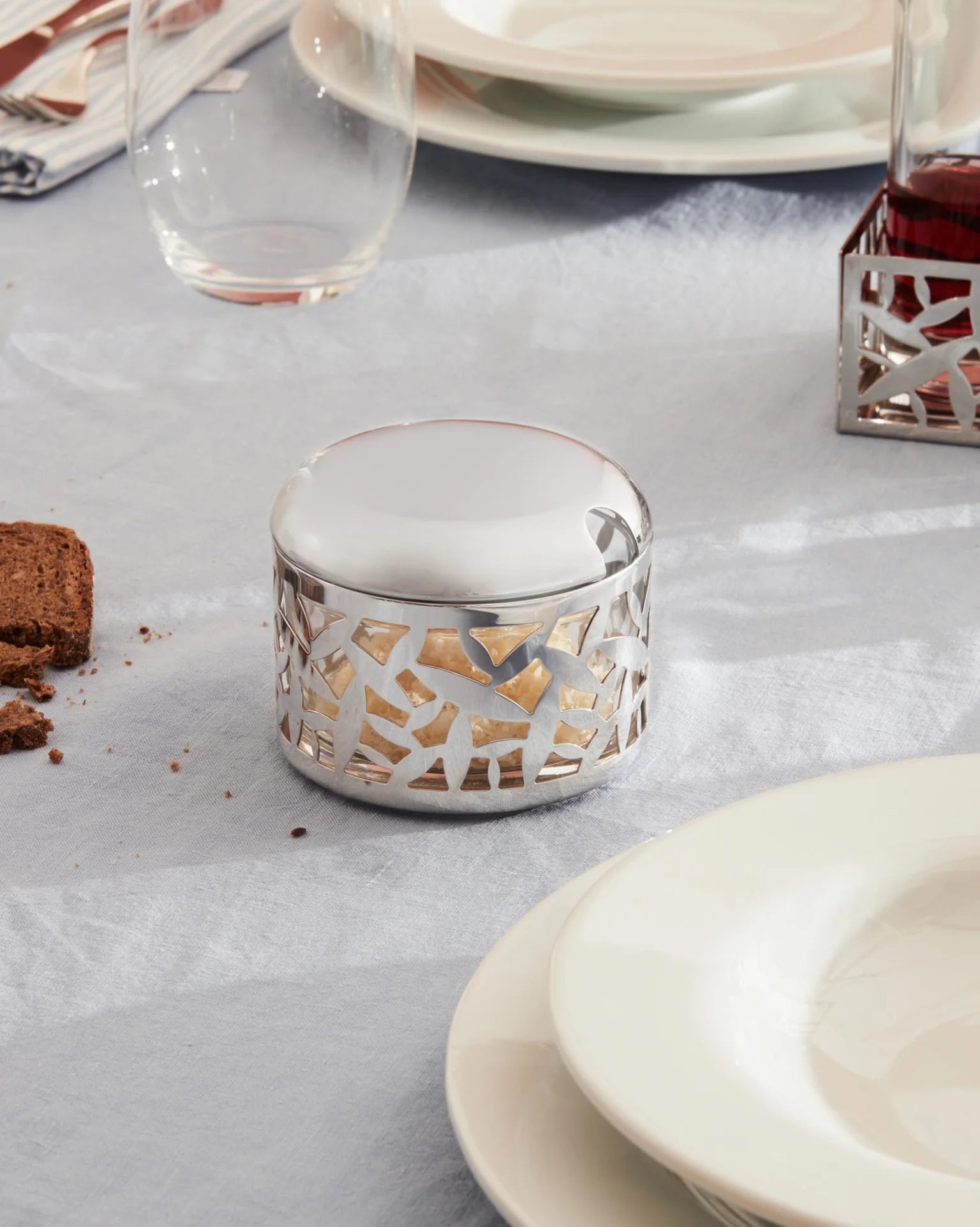 Parmezaanhouder CACTUS! roestvrij staal