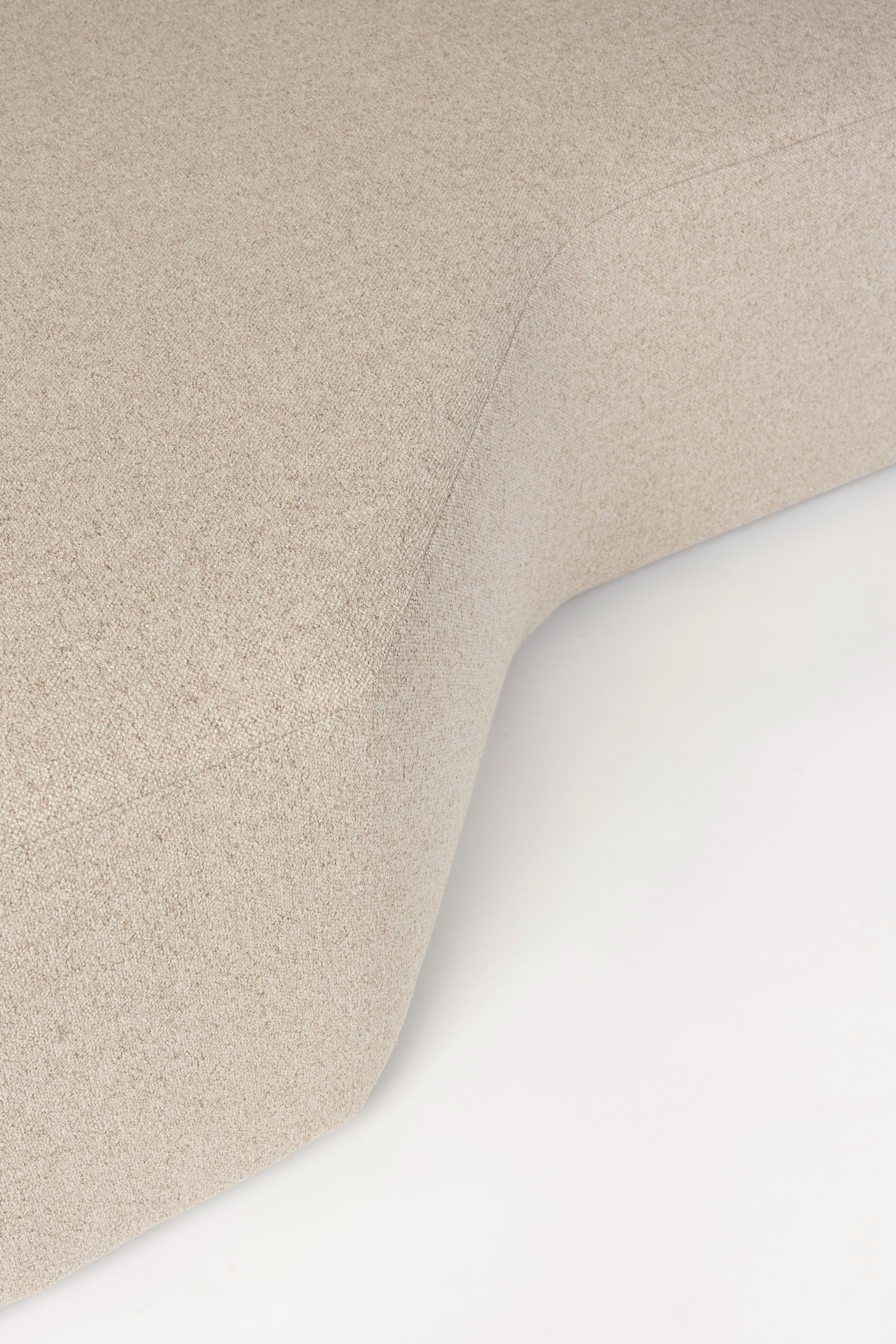 Modulares Sofa PROSPER - rechtsseitiger Chaiselongue Cappuccino