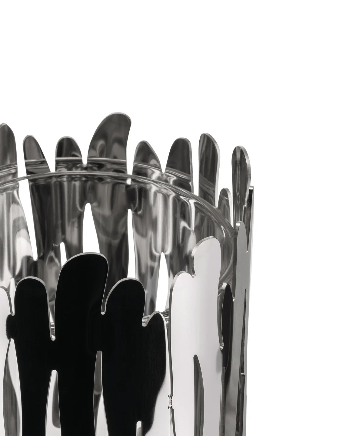 BARKVASE stalen vaas