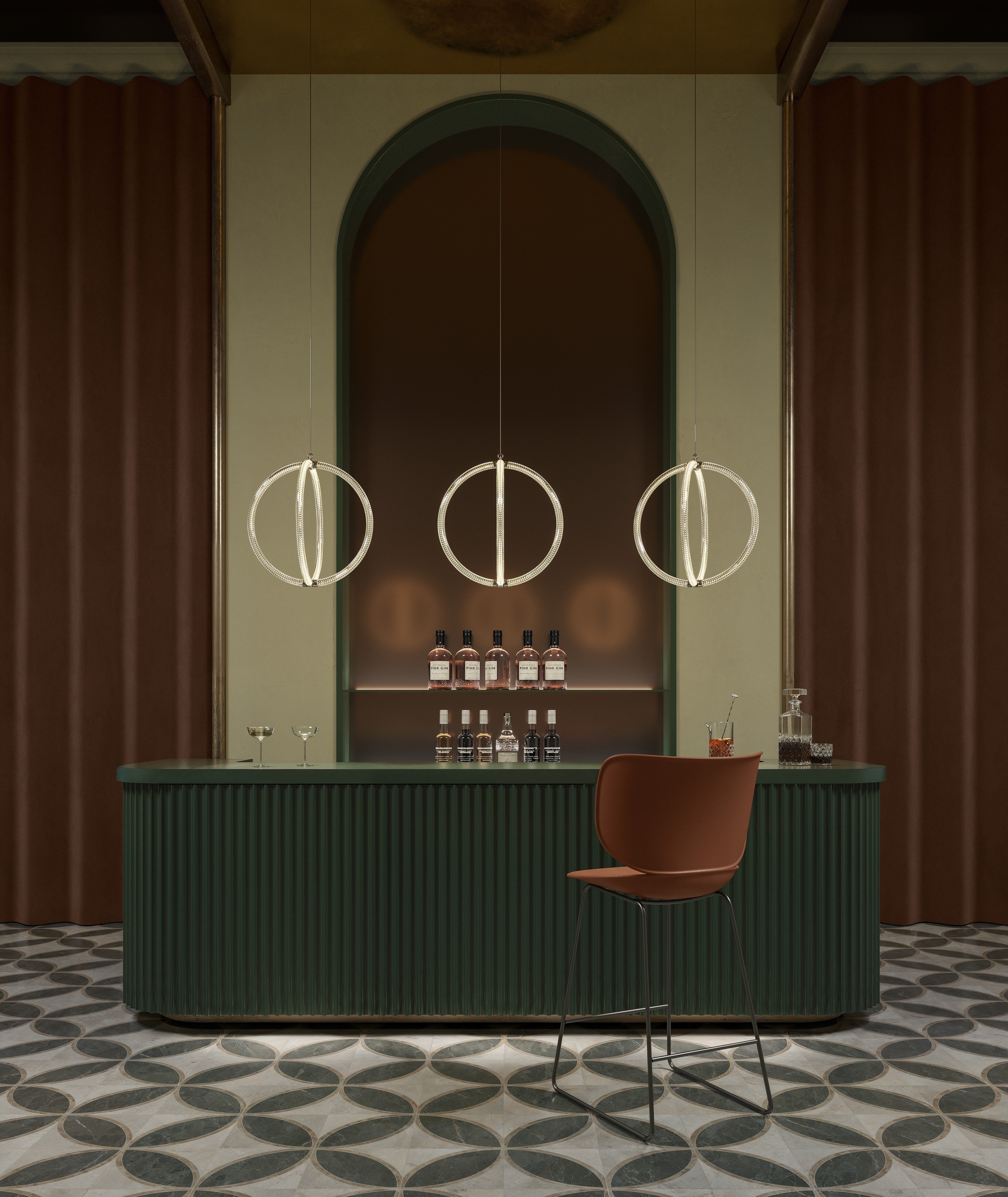 Hanglamp LUMINORA doorzichtig