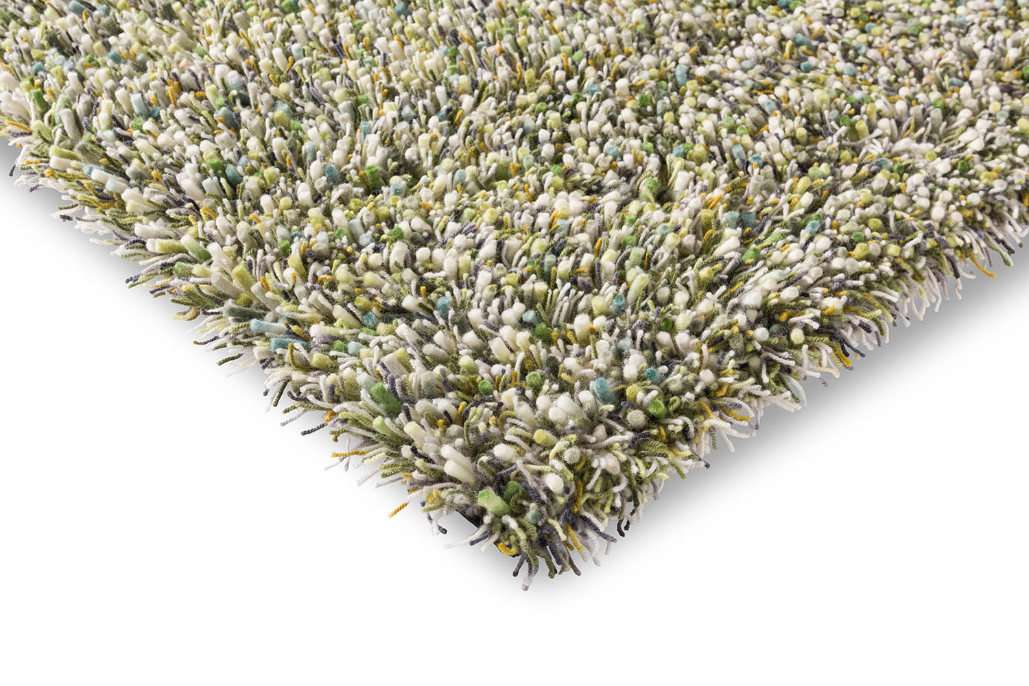 Teppich mit langem Flor SPRING hellgrün