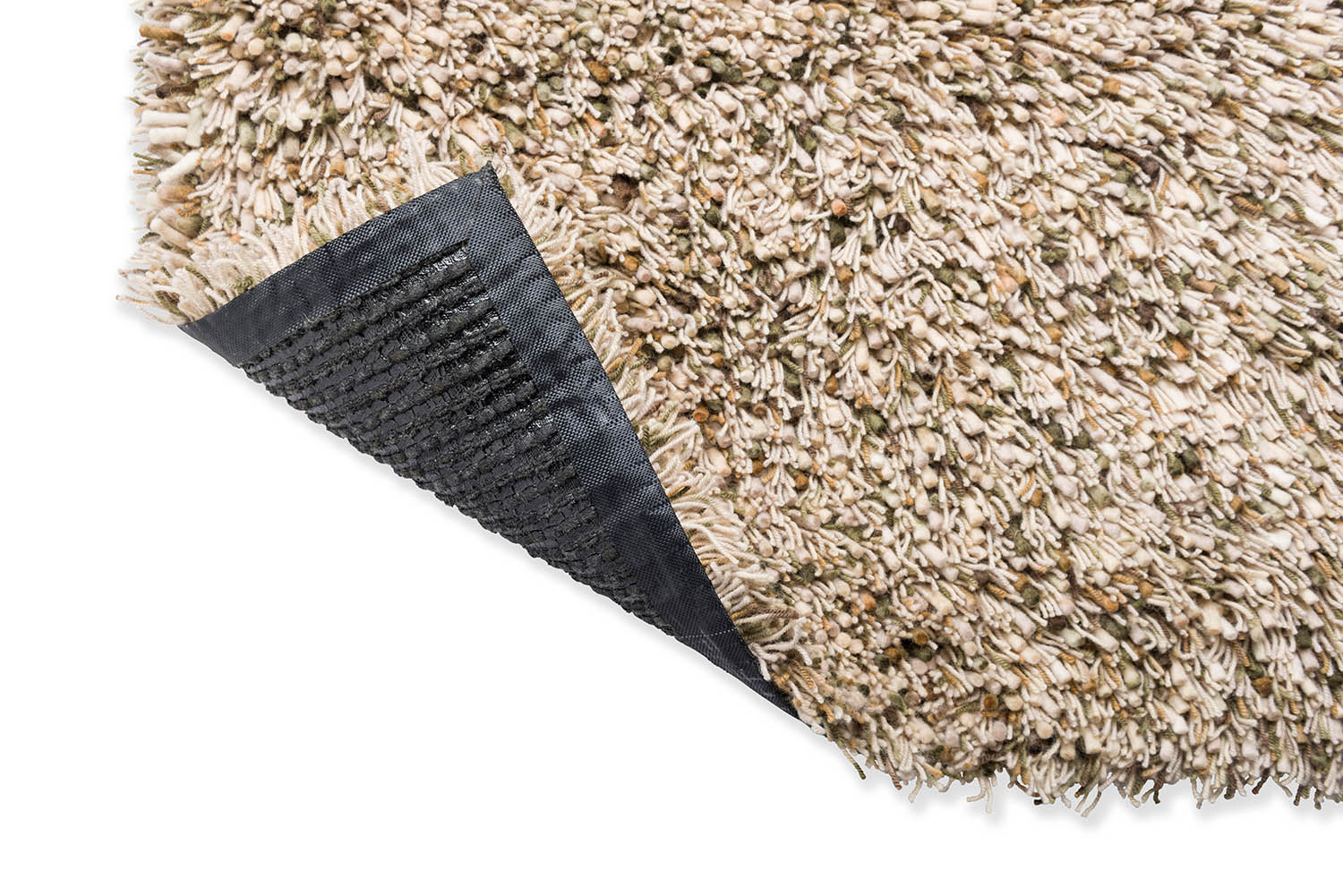 Teppich mit langem Flor SPRING beige-grün