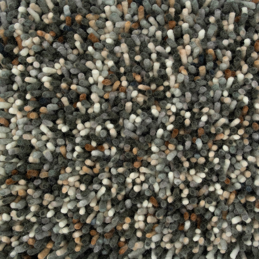 Teppich POP ART grau mit langem Flor