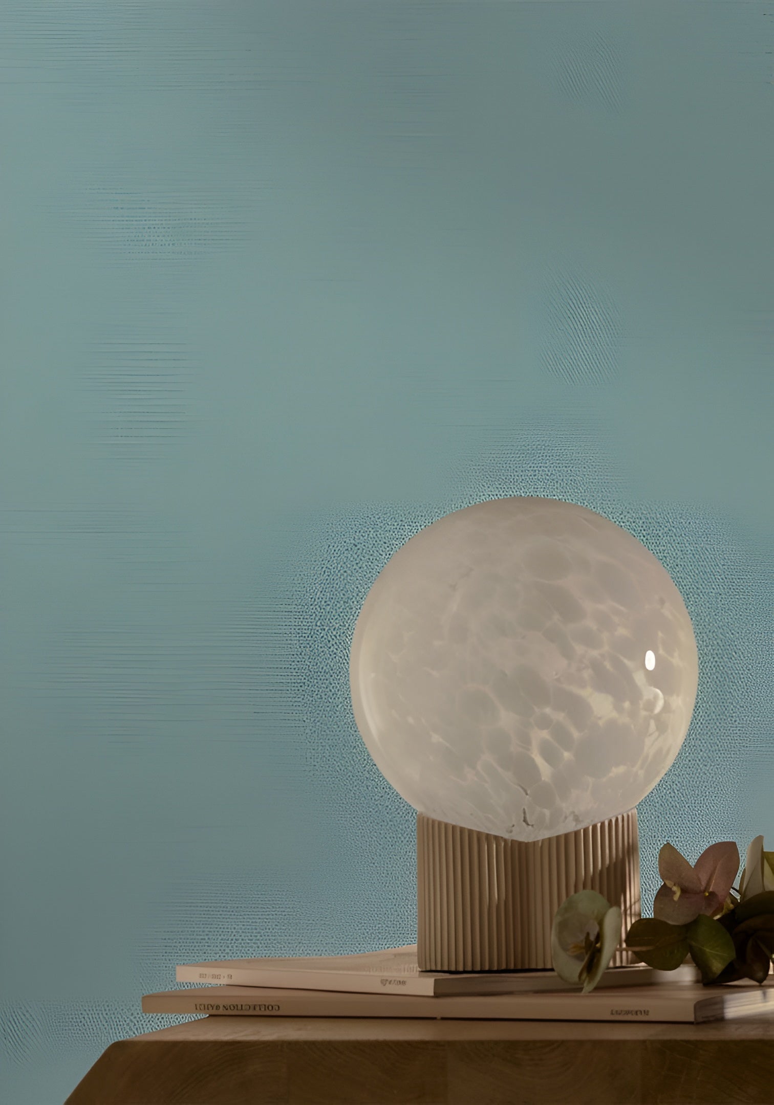 Matte, glatte Tapete mit perlmuttartigem Effekt OCTA - CELADON seledin