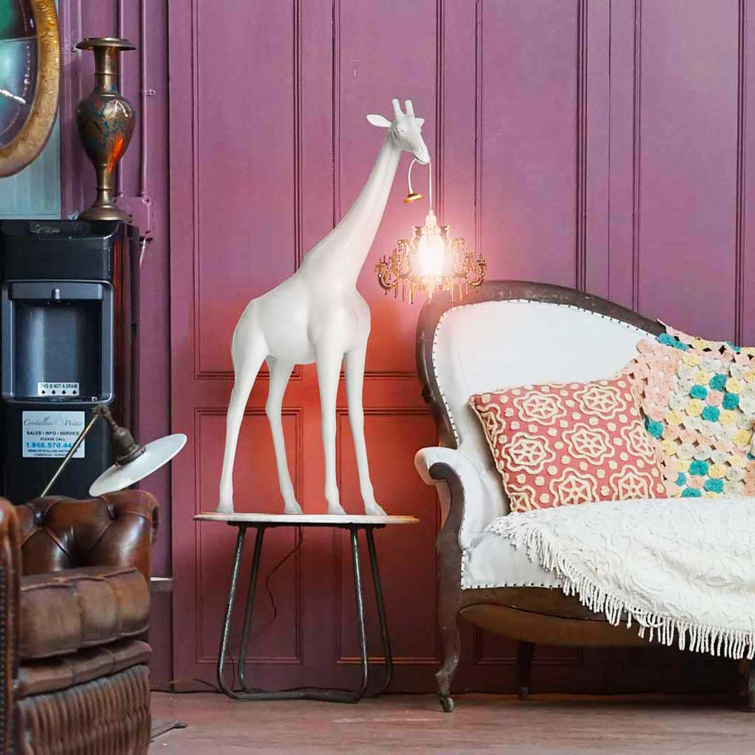 Lamp giraffe in love xs pink