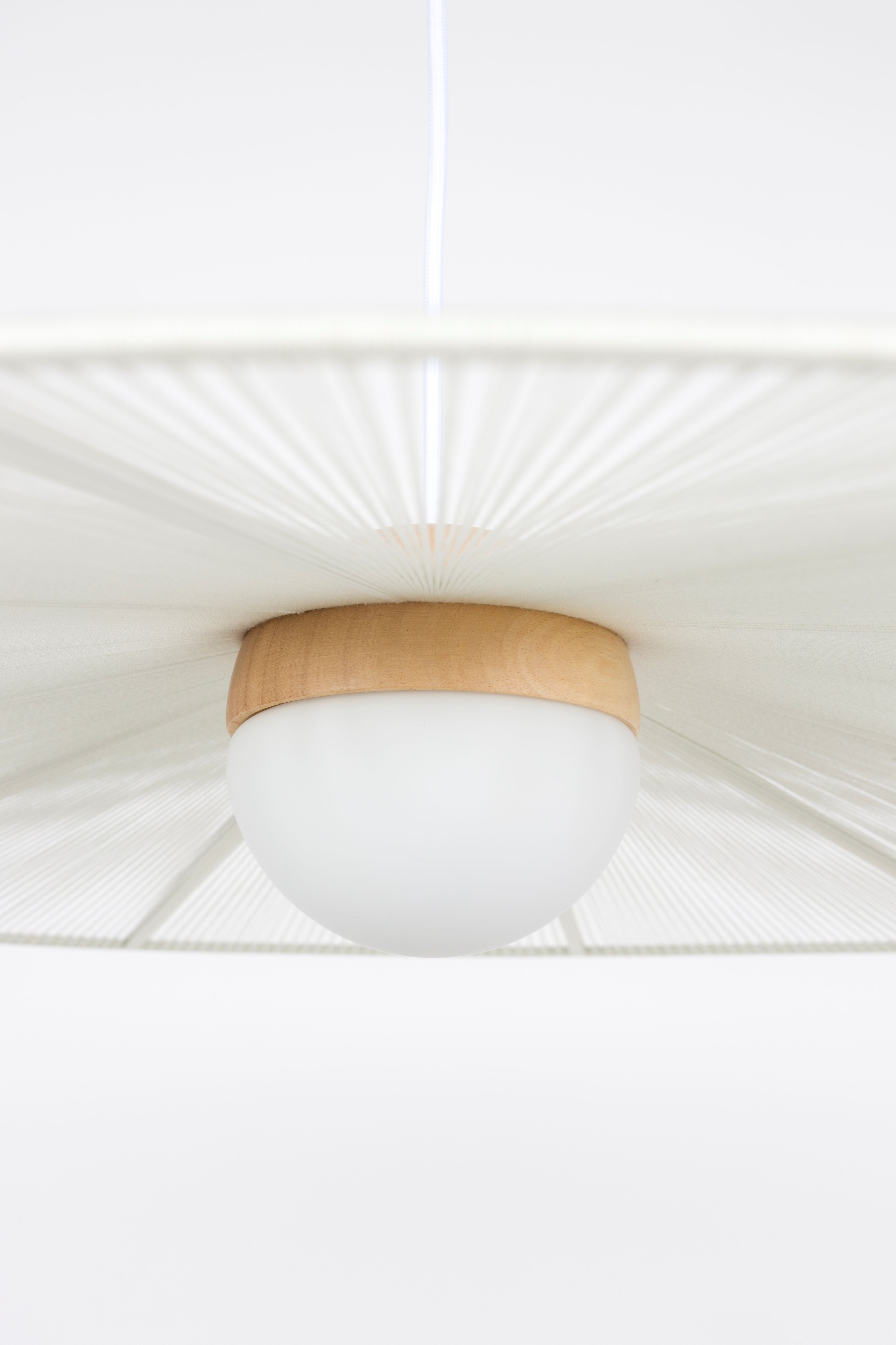 Hanglamp BELLE gebroken wit