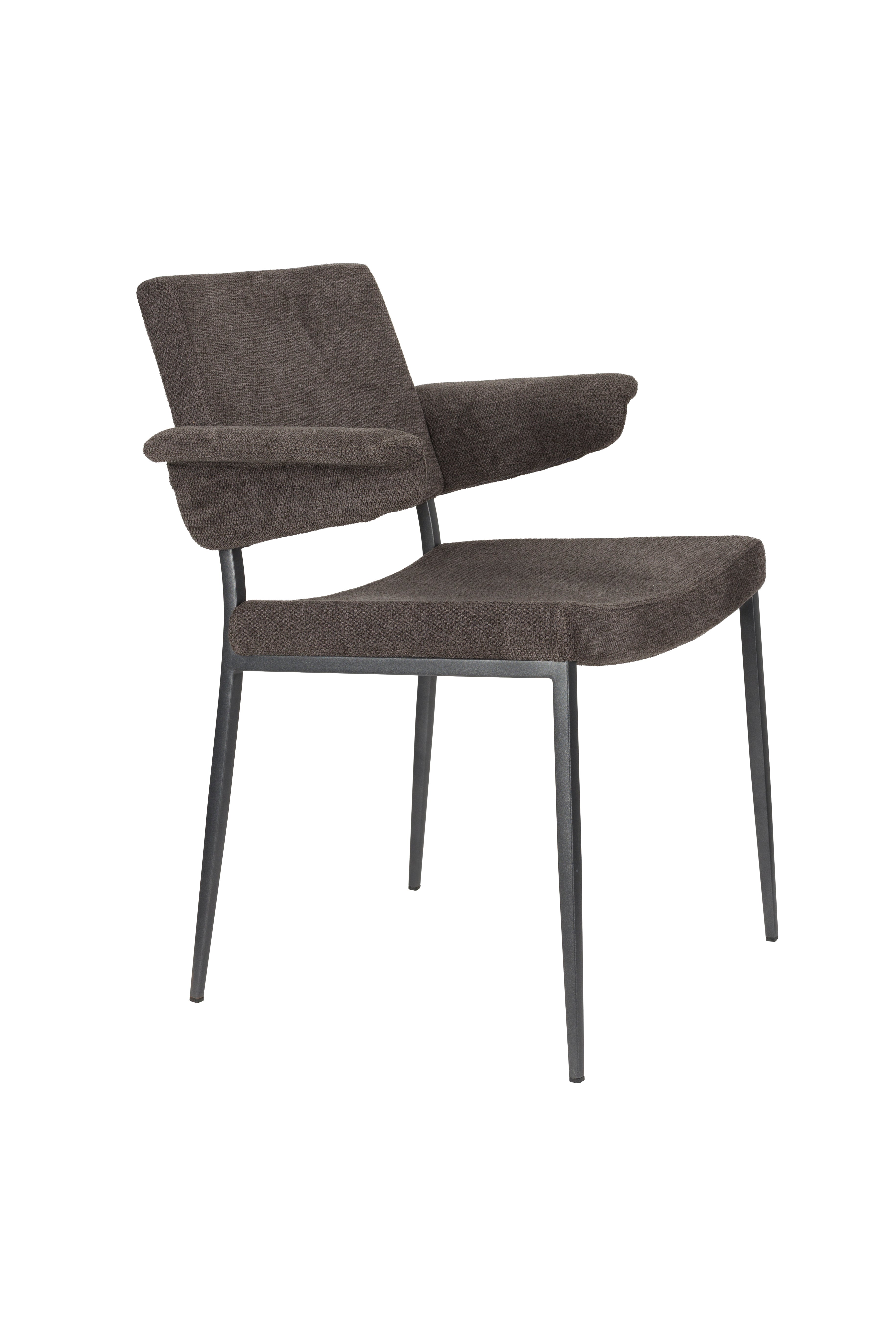 PORTLAND chair gray with dark gray base
