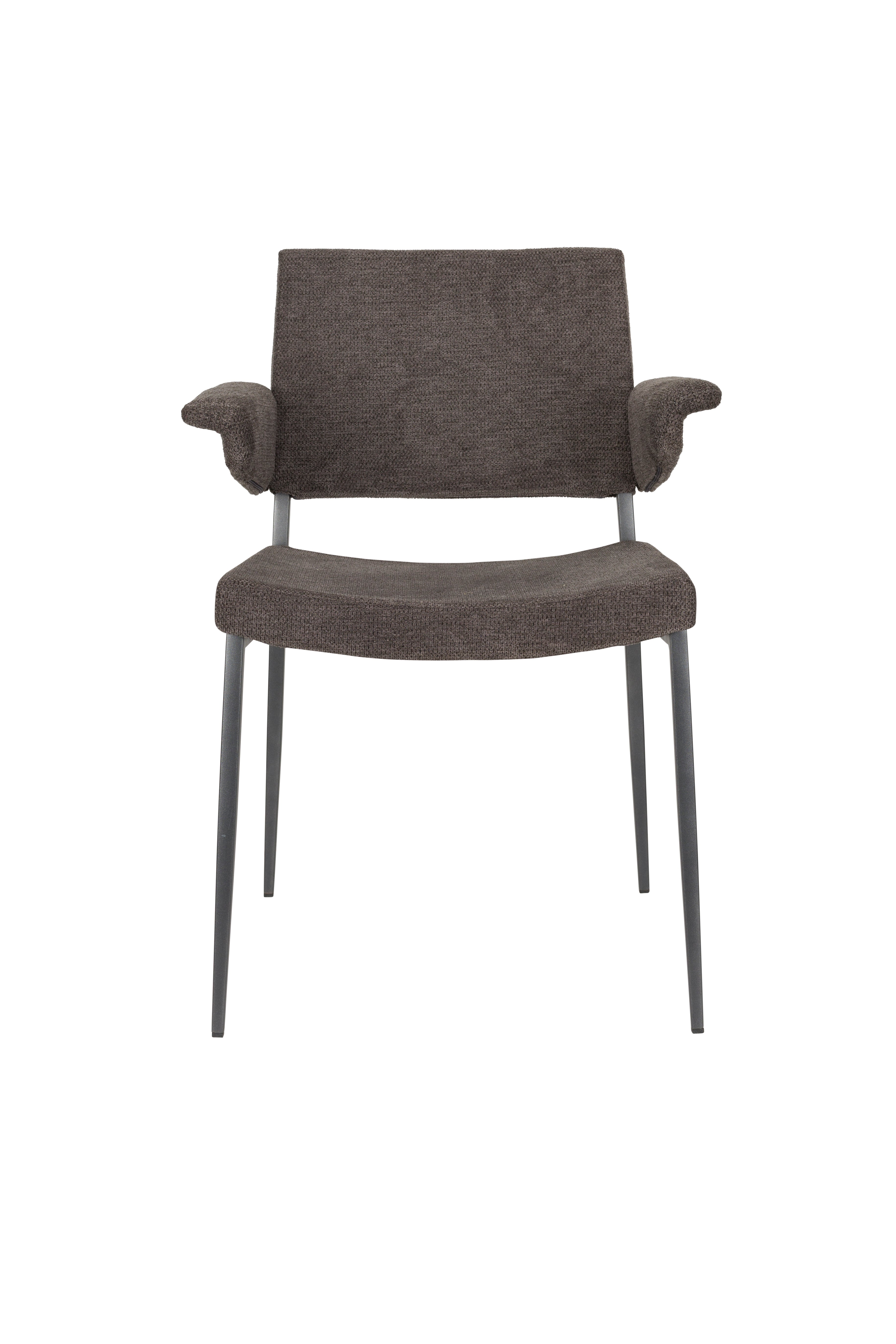 PORTLAND chair gray with dark gray base