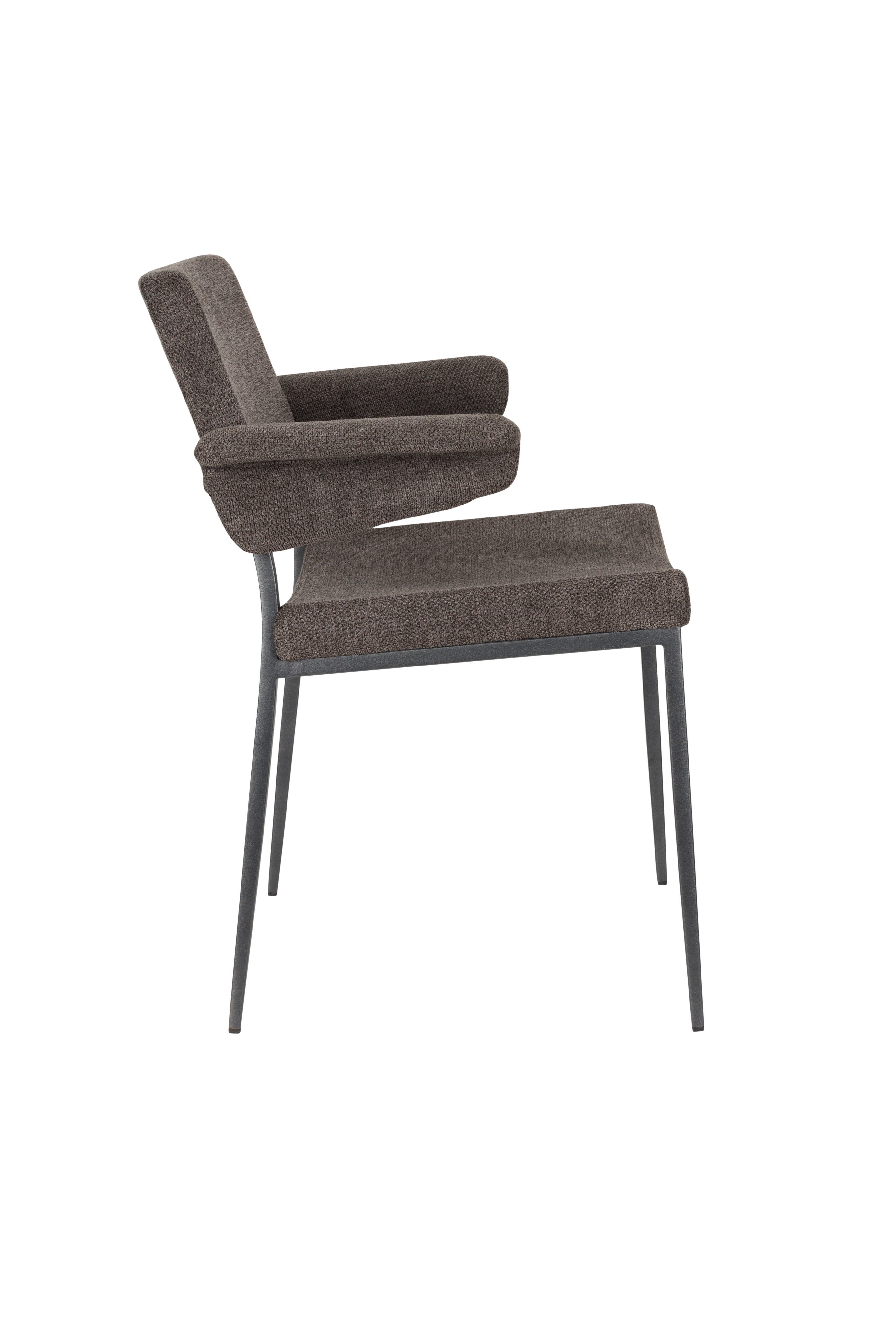 PORTLAND chair gray with dark gray base