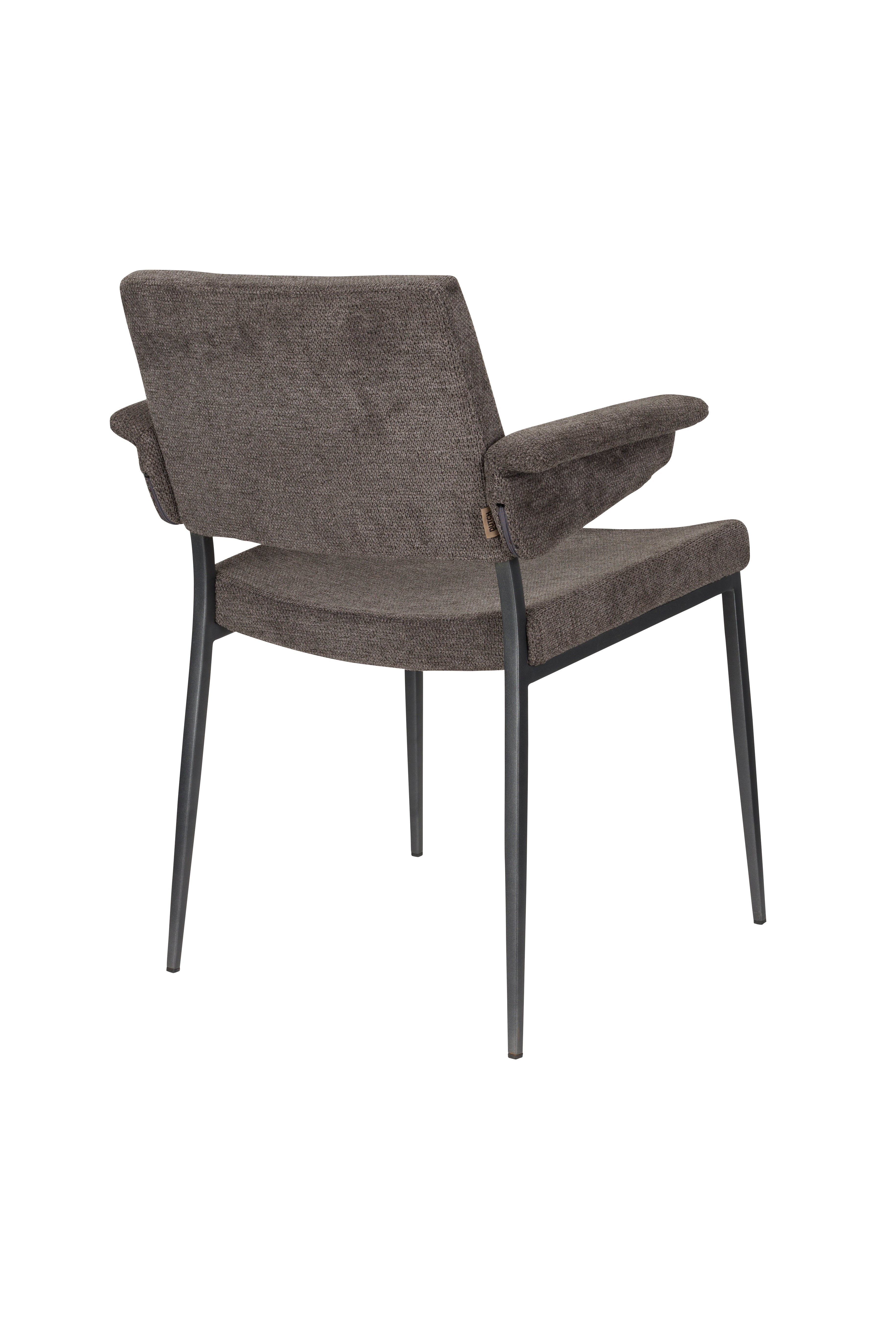 PORTLAND chair gray with dark gray base