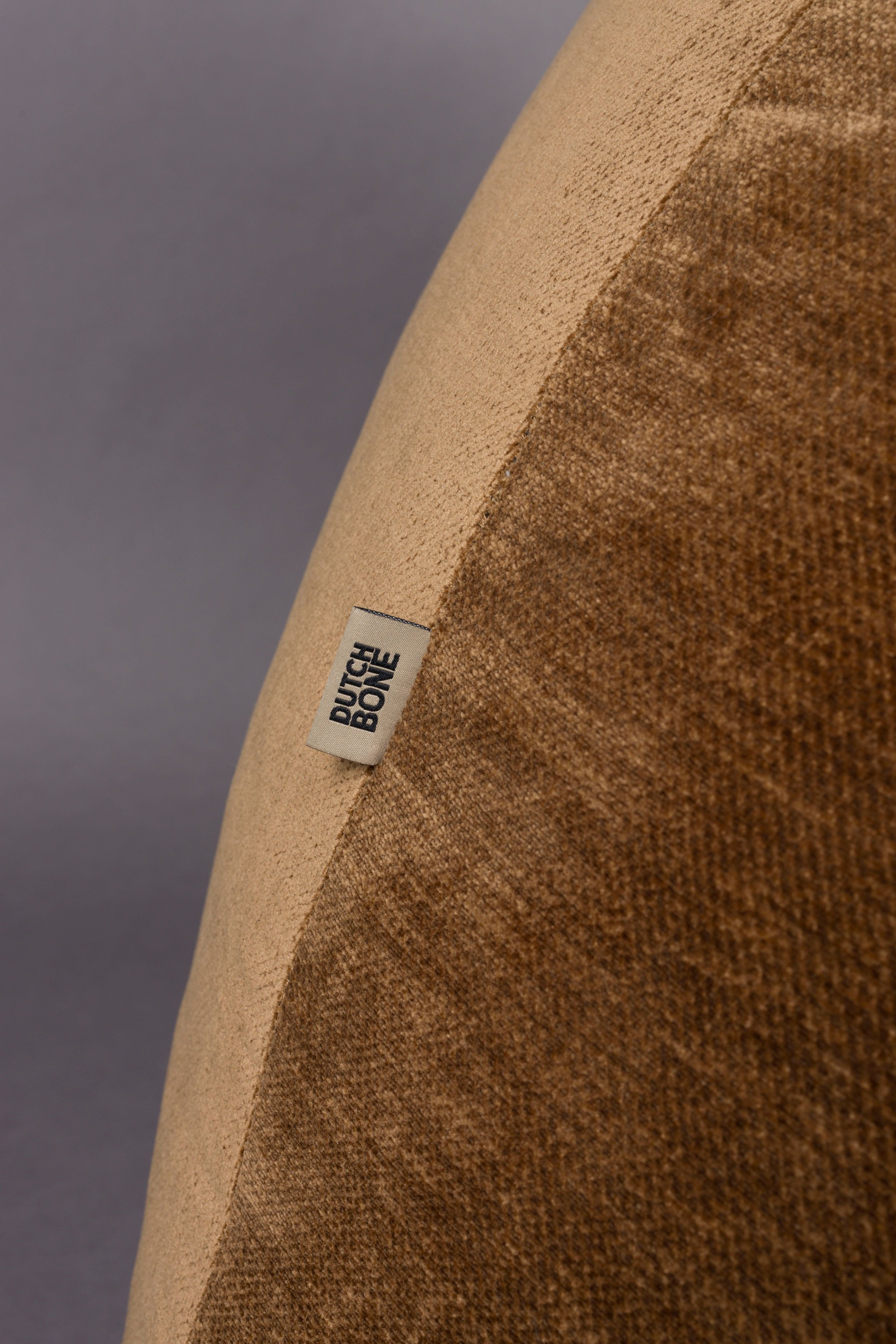 Fauteuil TOMBAG bruin