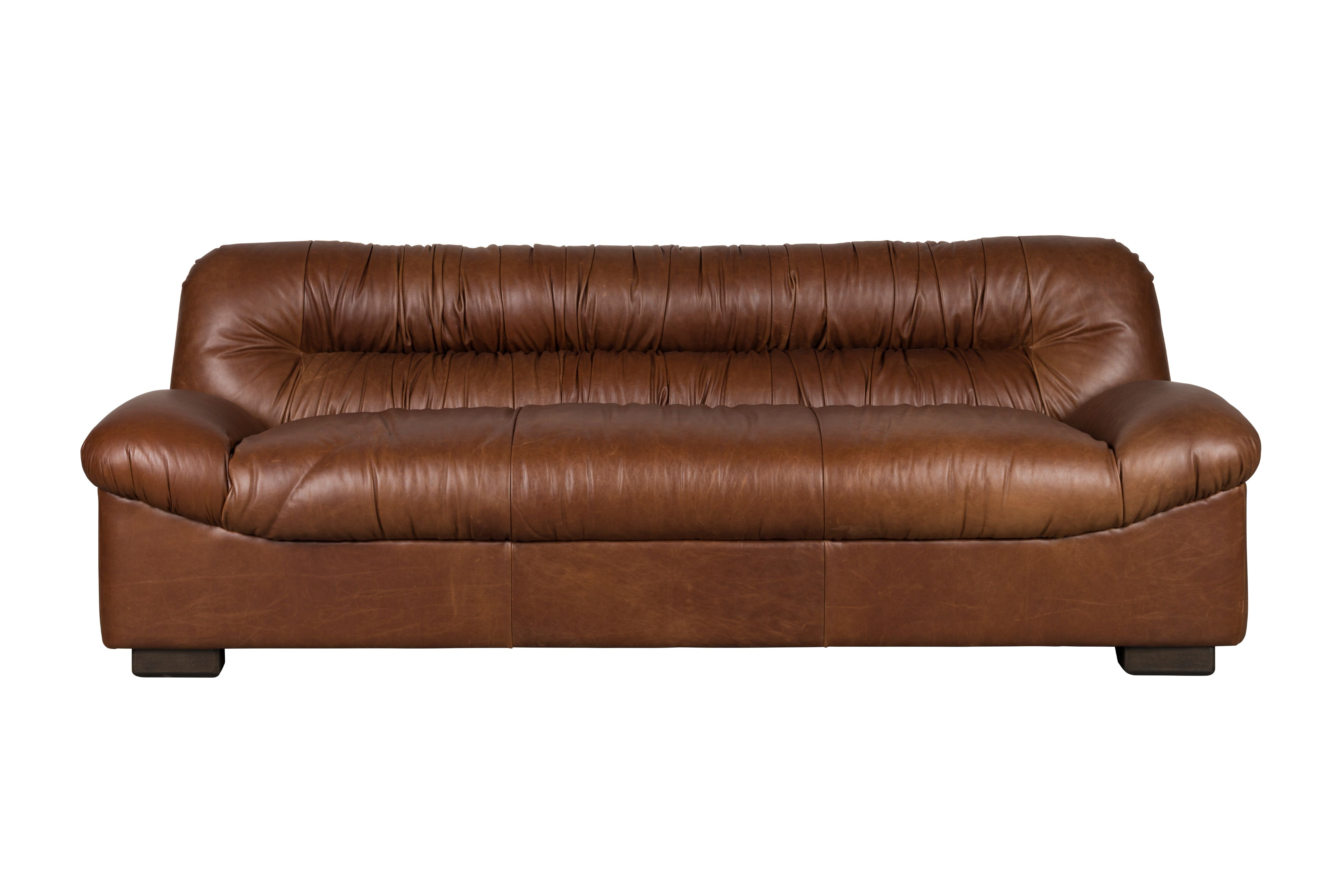DOUGLAS Sofa chocolate leather
