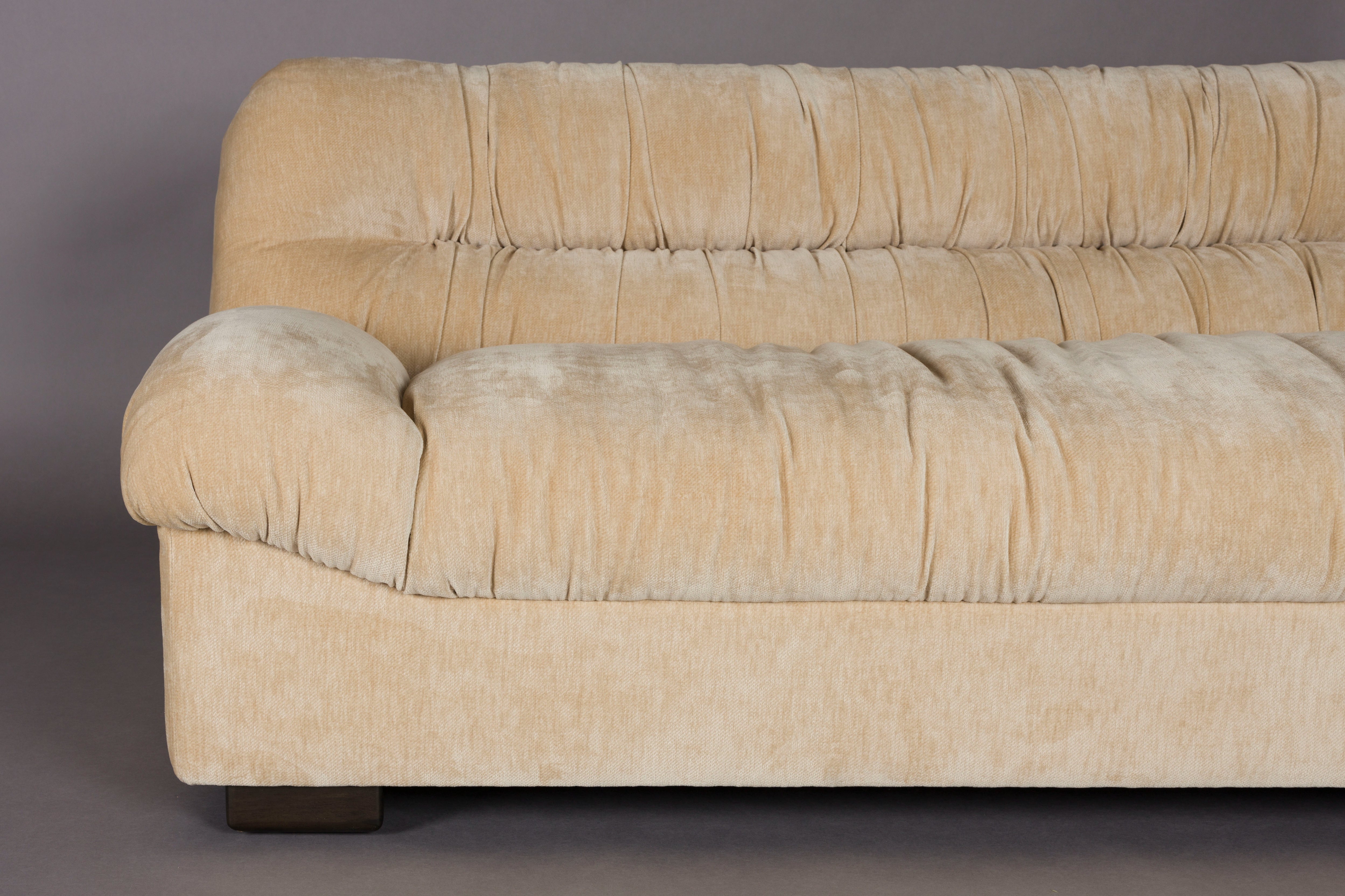 Sofa DOUGLAS beige Samt