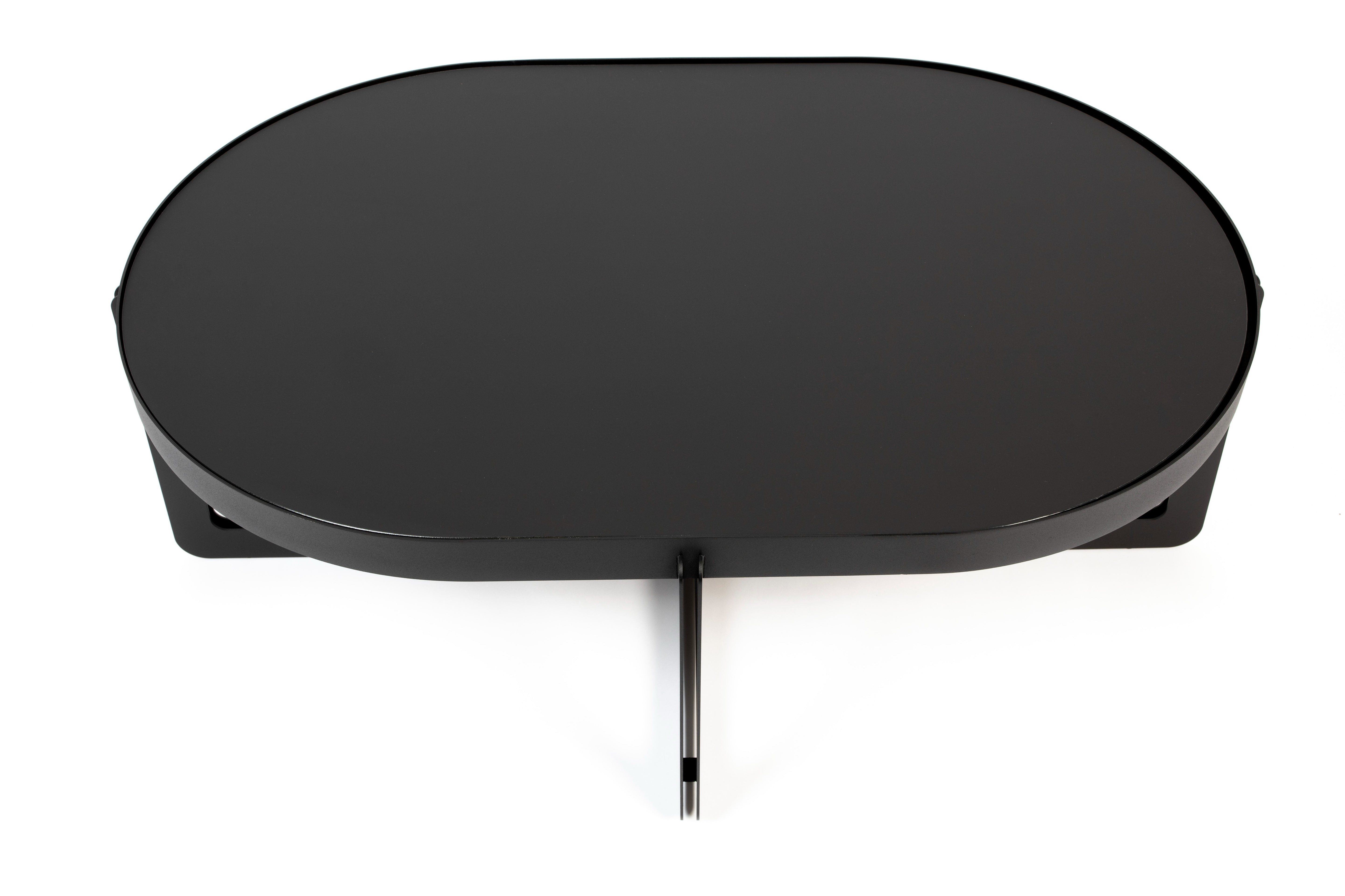 Couchtisch CENTRE OVAL schwarz