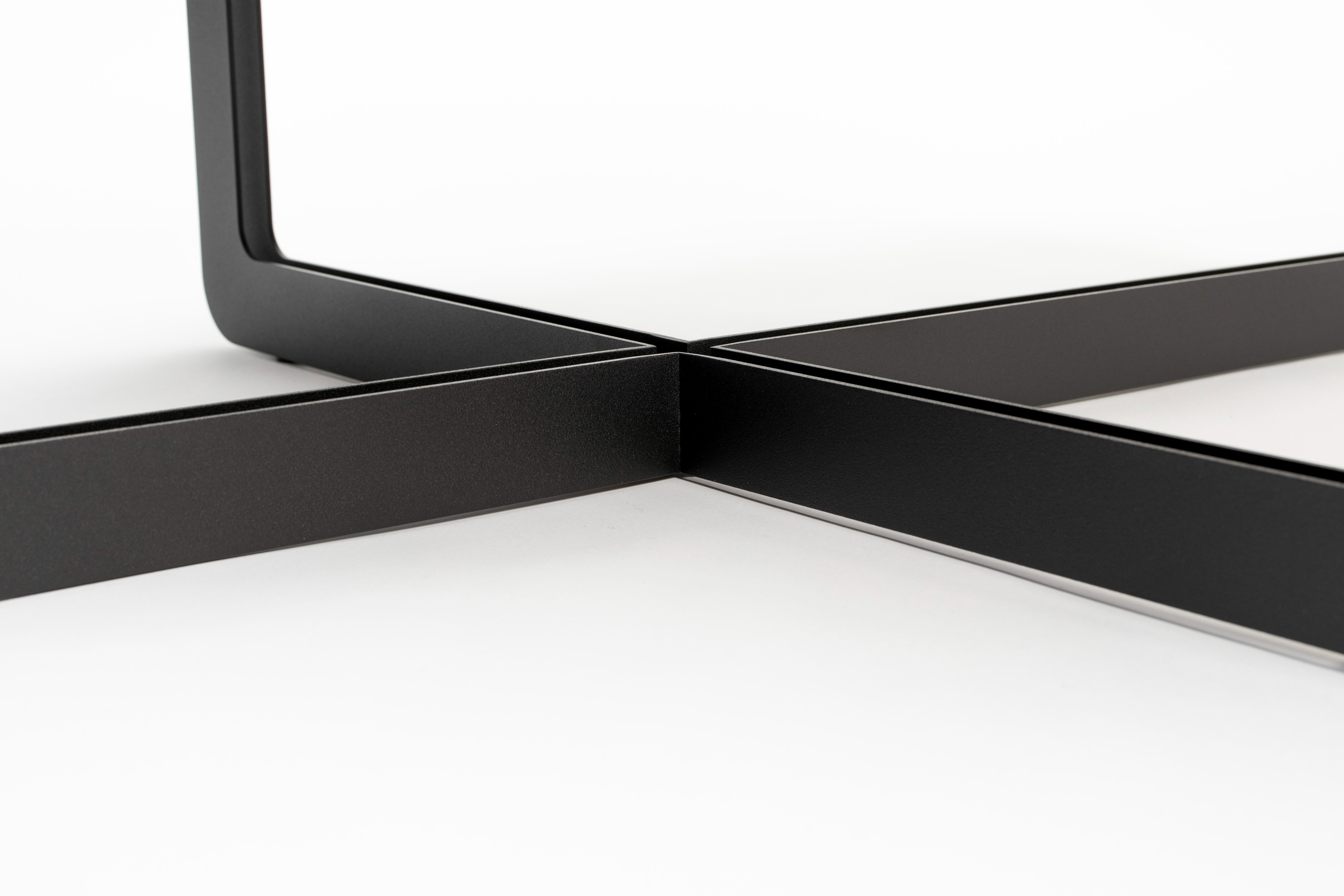 Couchtisch CENTRE OVAL schwarz