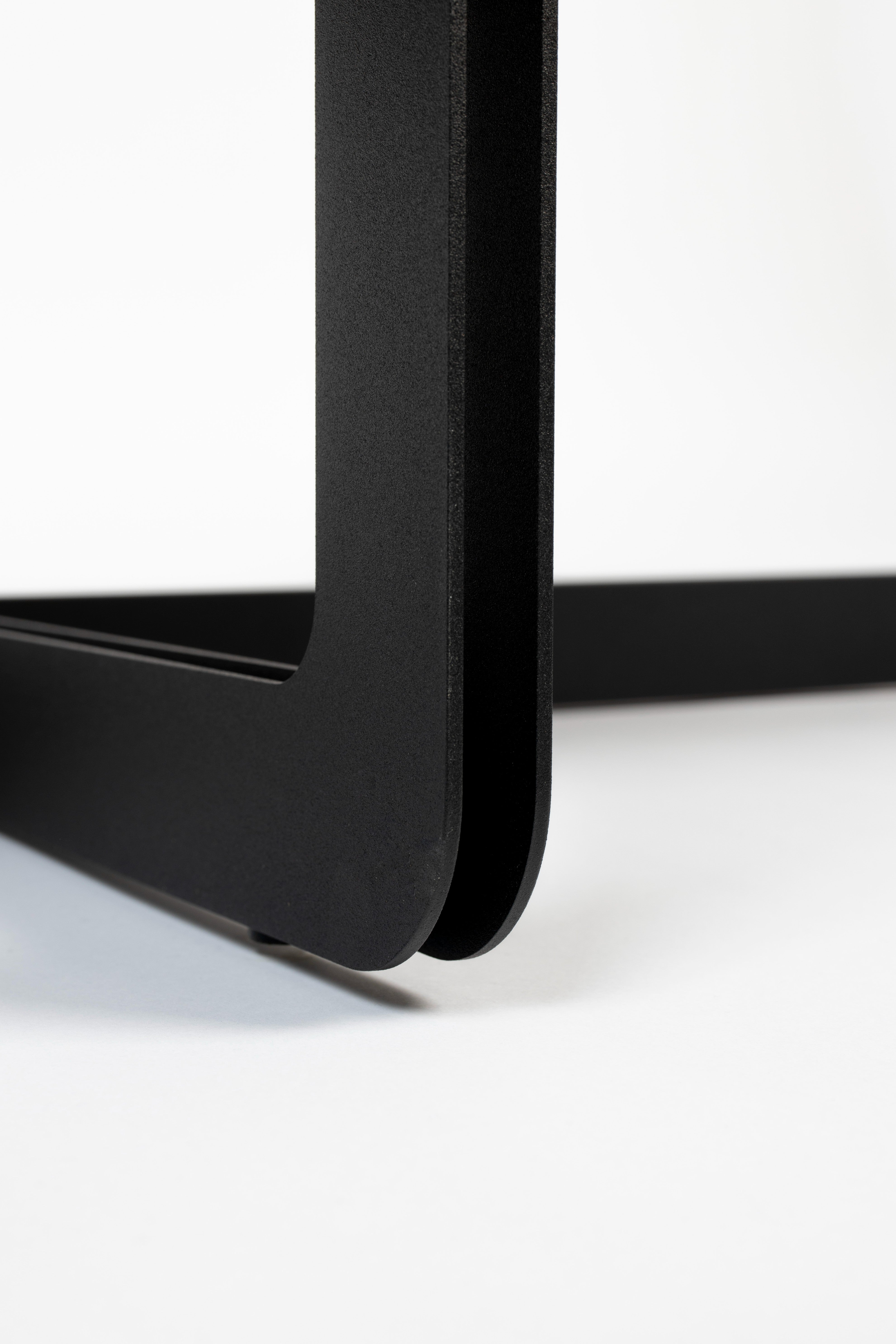 Couchtisch CENTRE OVAL schwarz