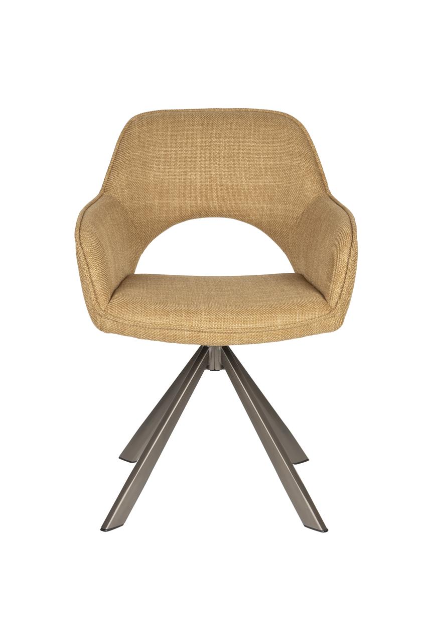 Stoel TOYE mosterdbruin