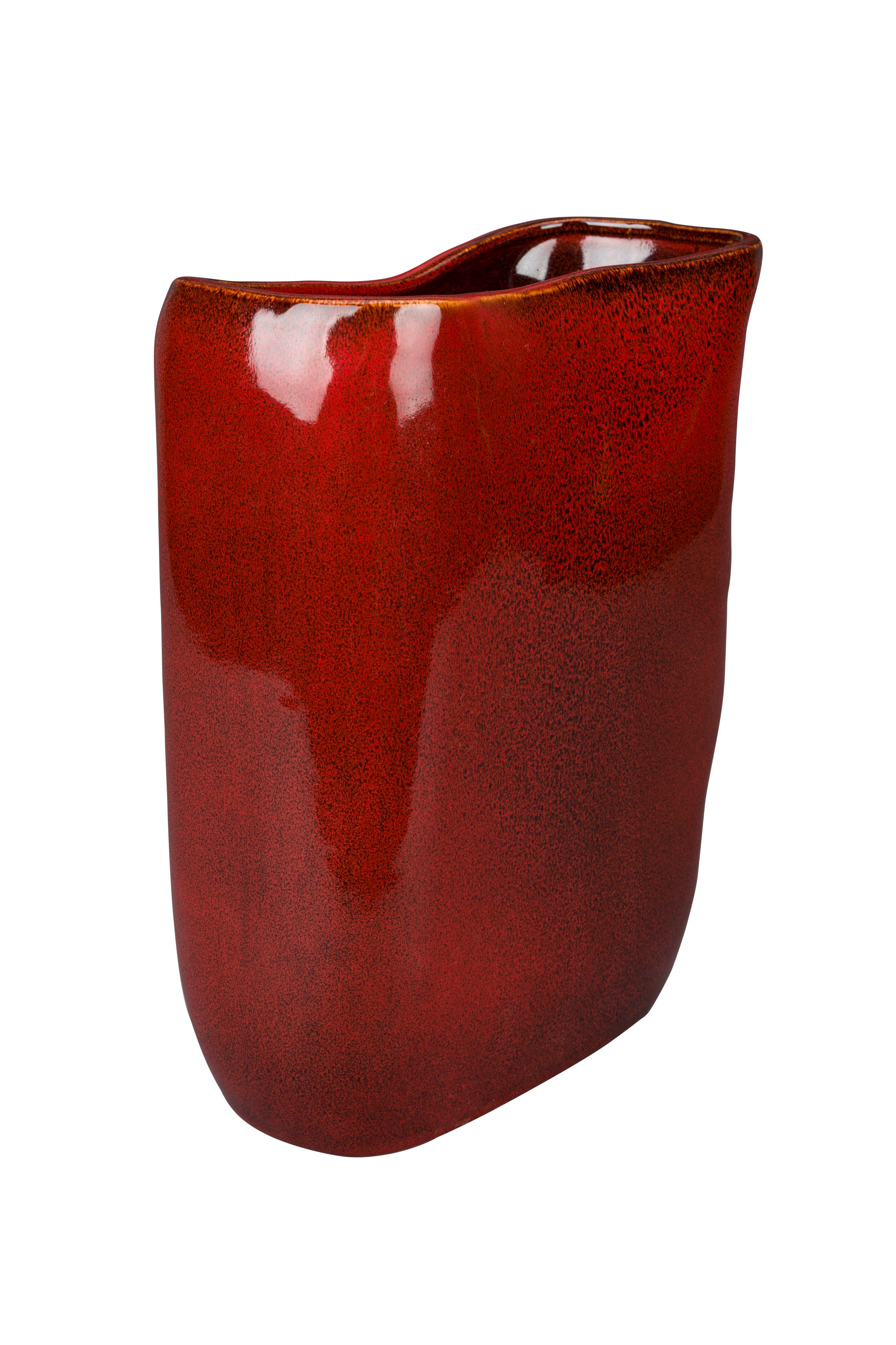 EDNA vase red