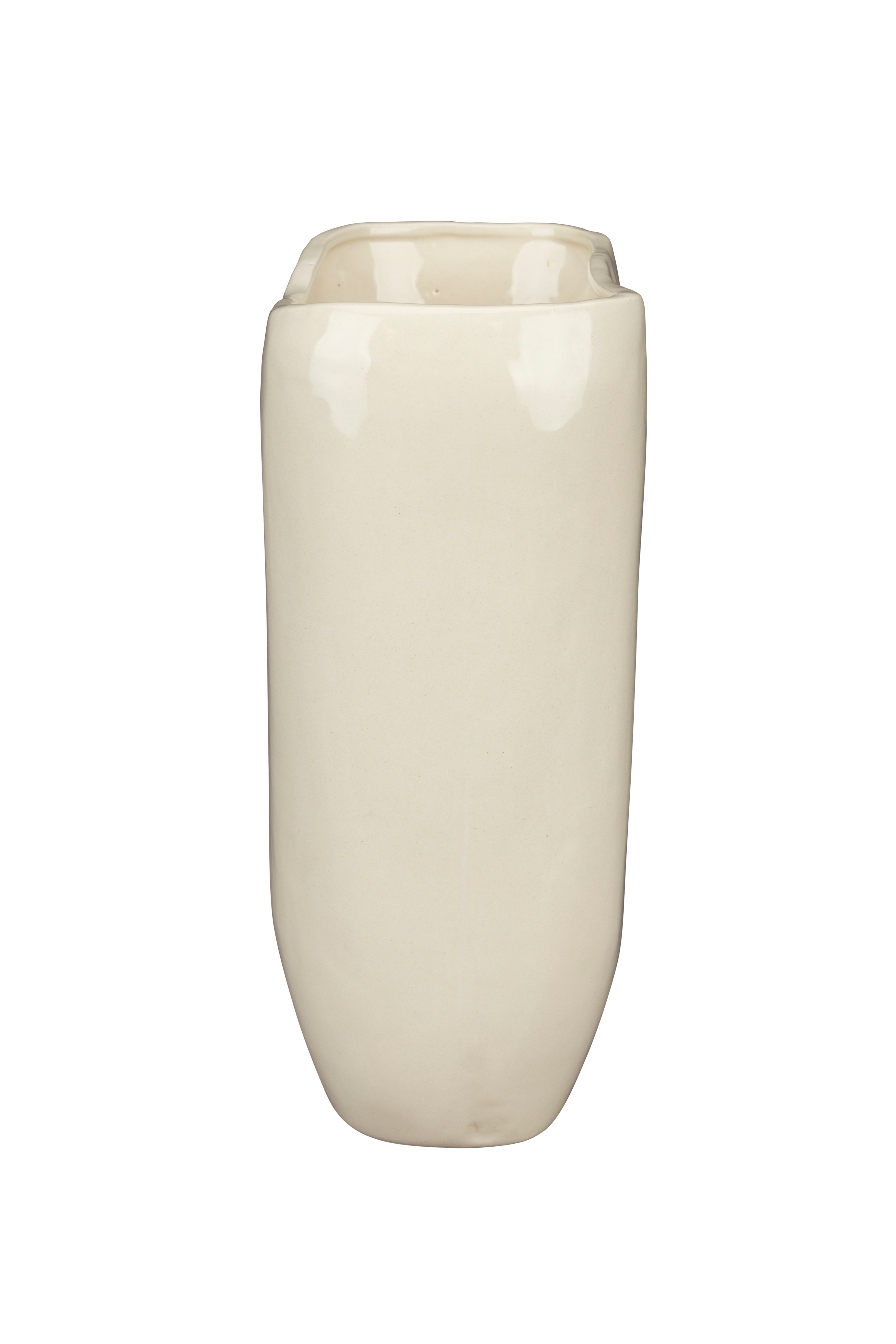 Vase EDNA beige
