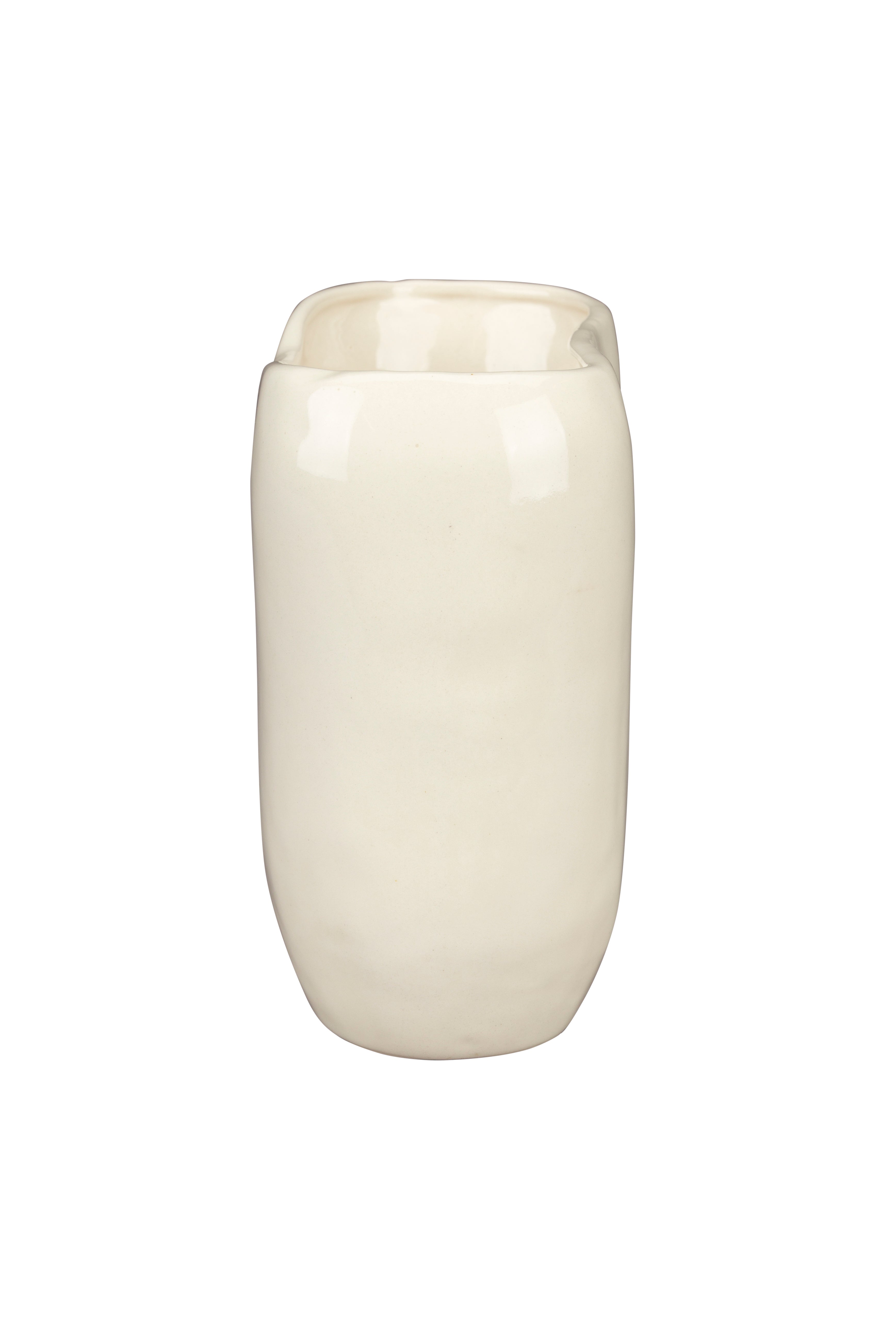 Vase EDNA beige