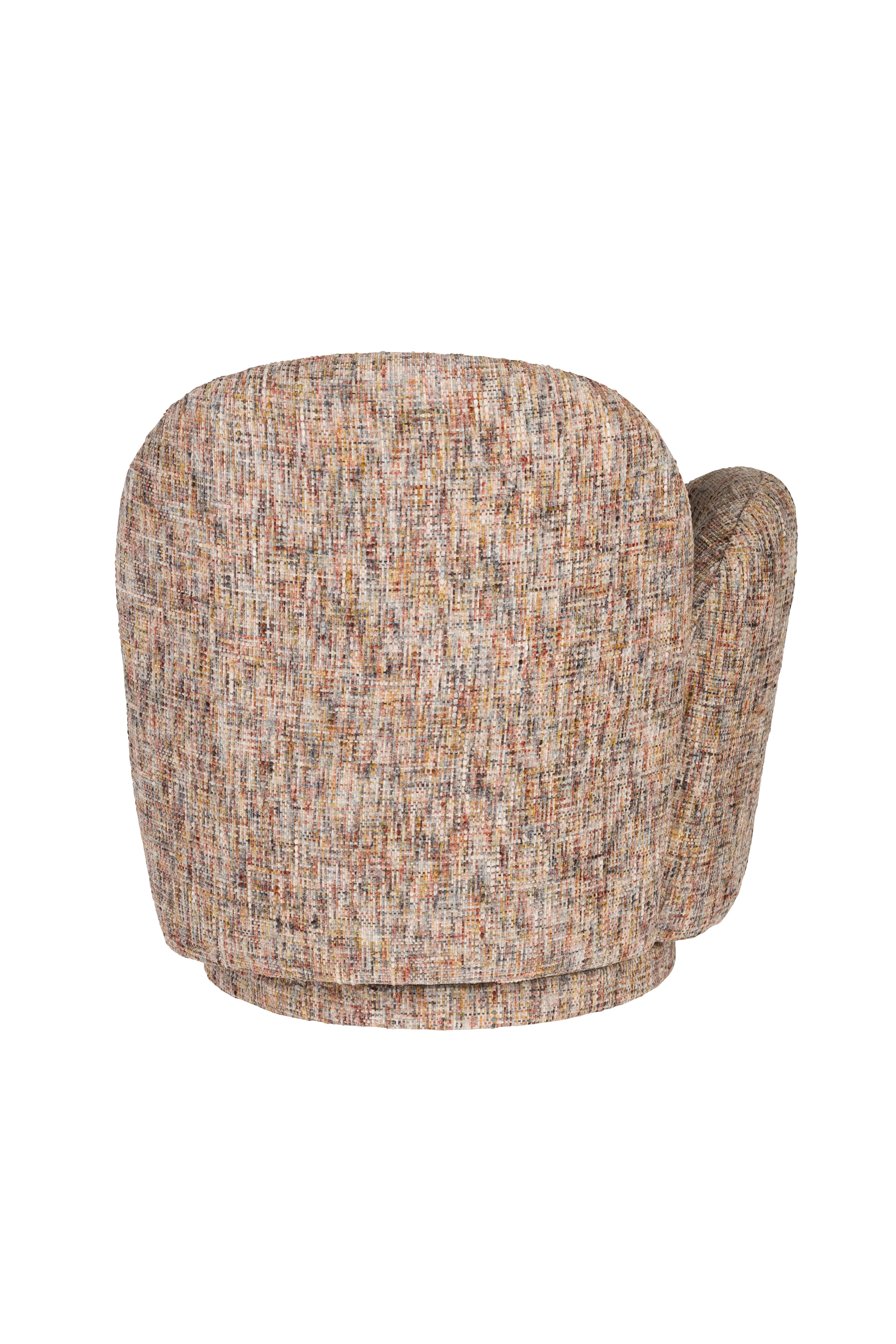 Draaistoel ROSE bruin gemêleerd