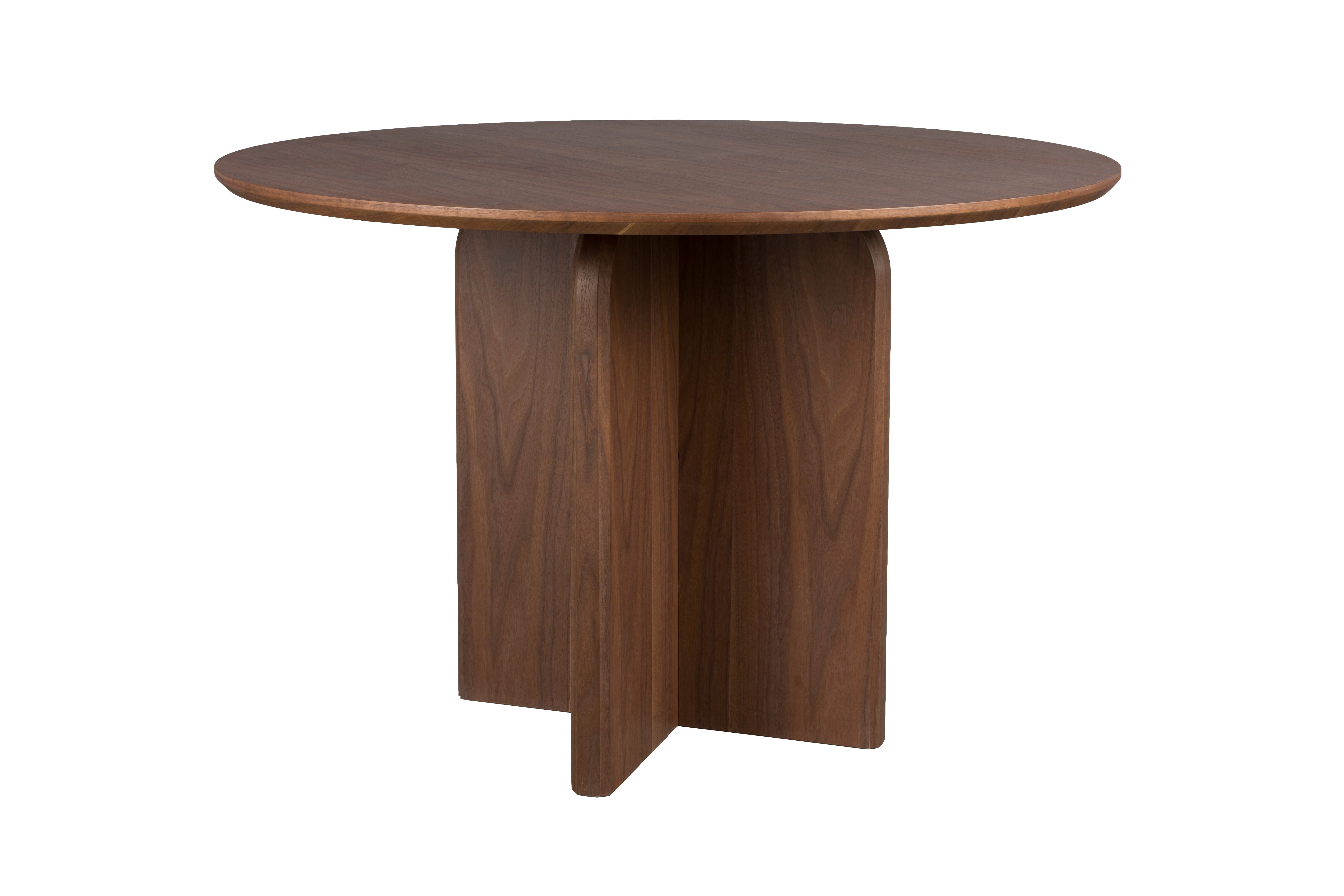 LAURENT dark brown round table