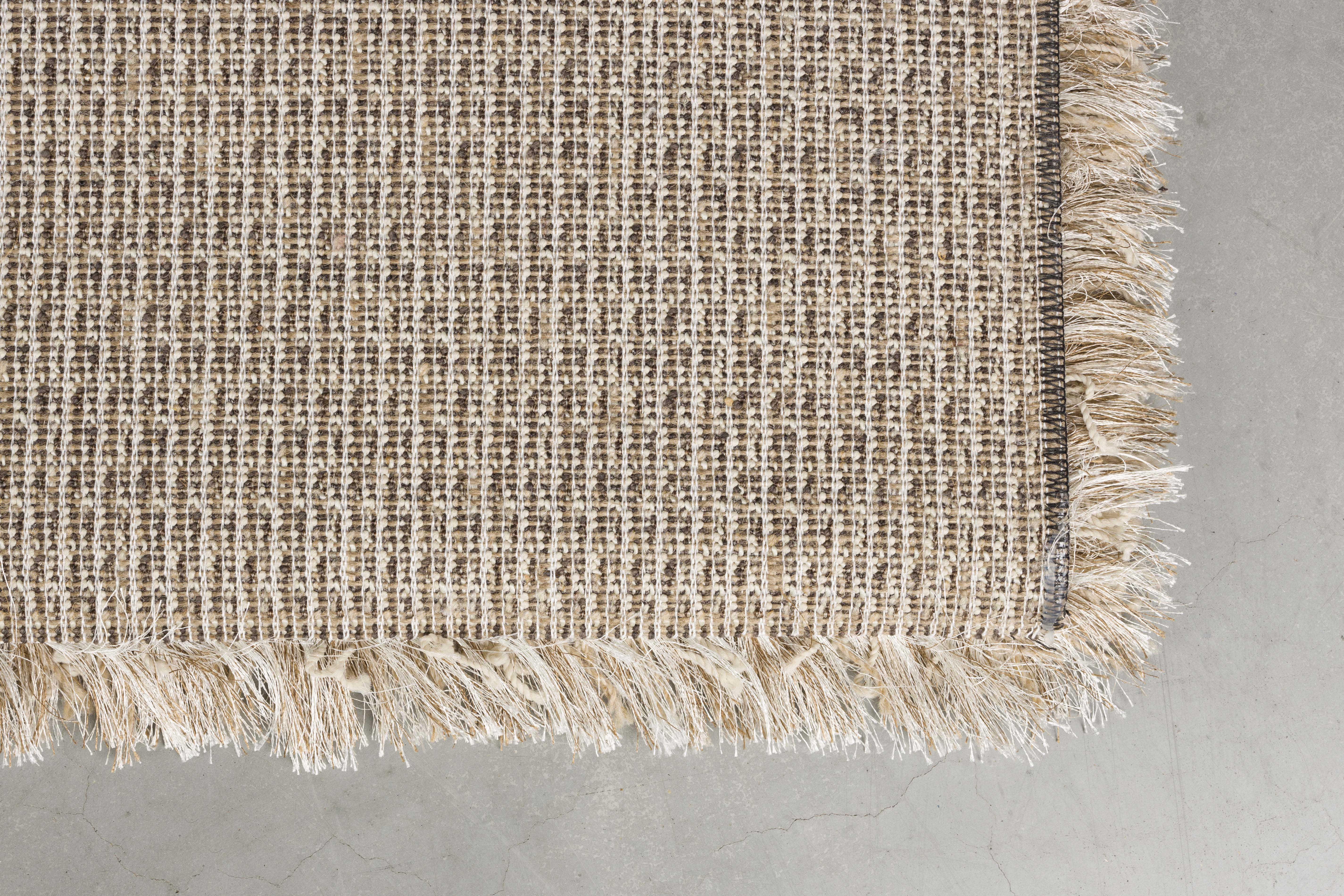 Teppich HAIRY dunkelbeige mit langem Flor