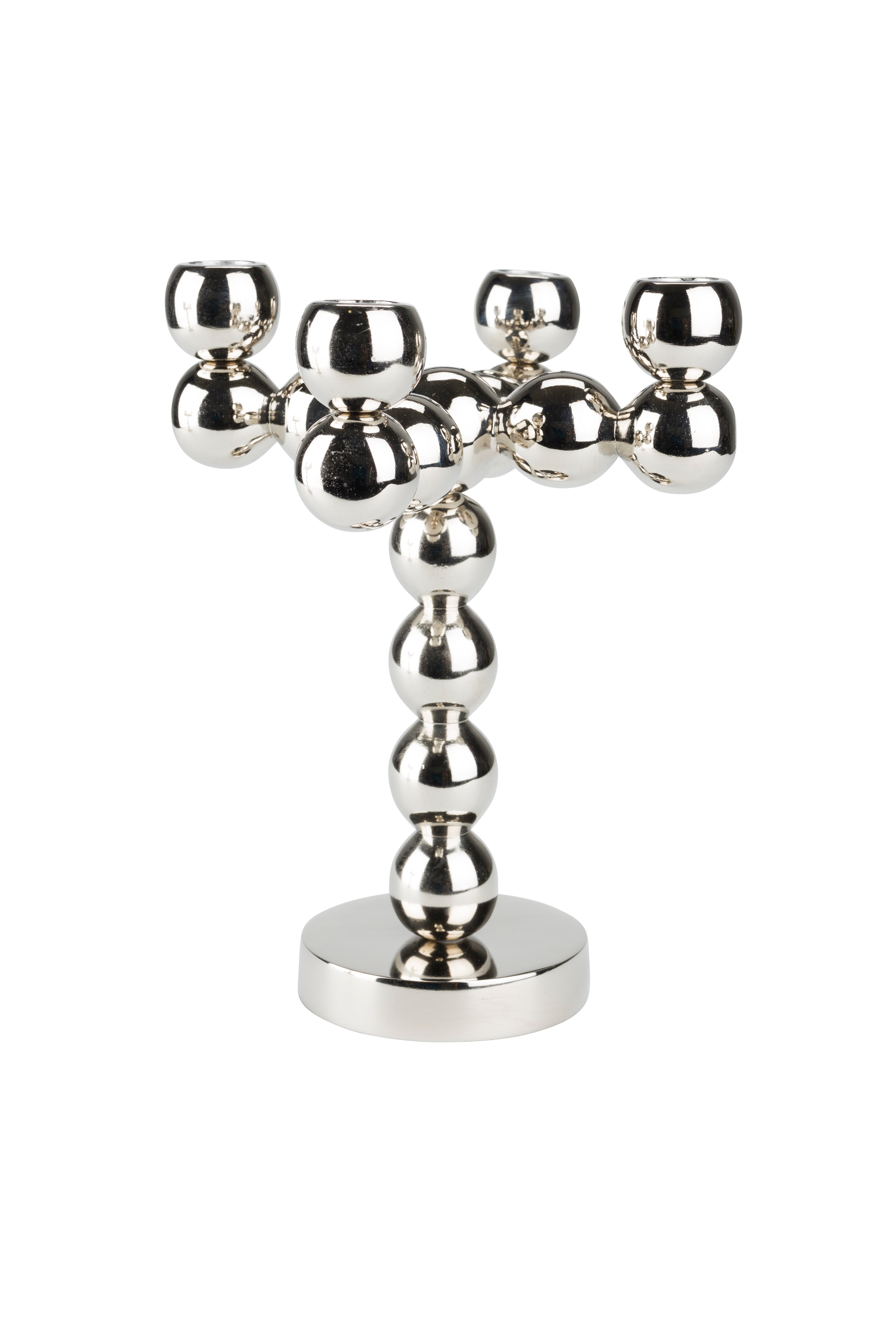Kerzenhalter BUBBLES FOUR silber